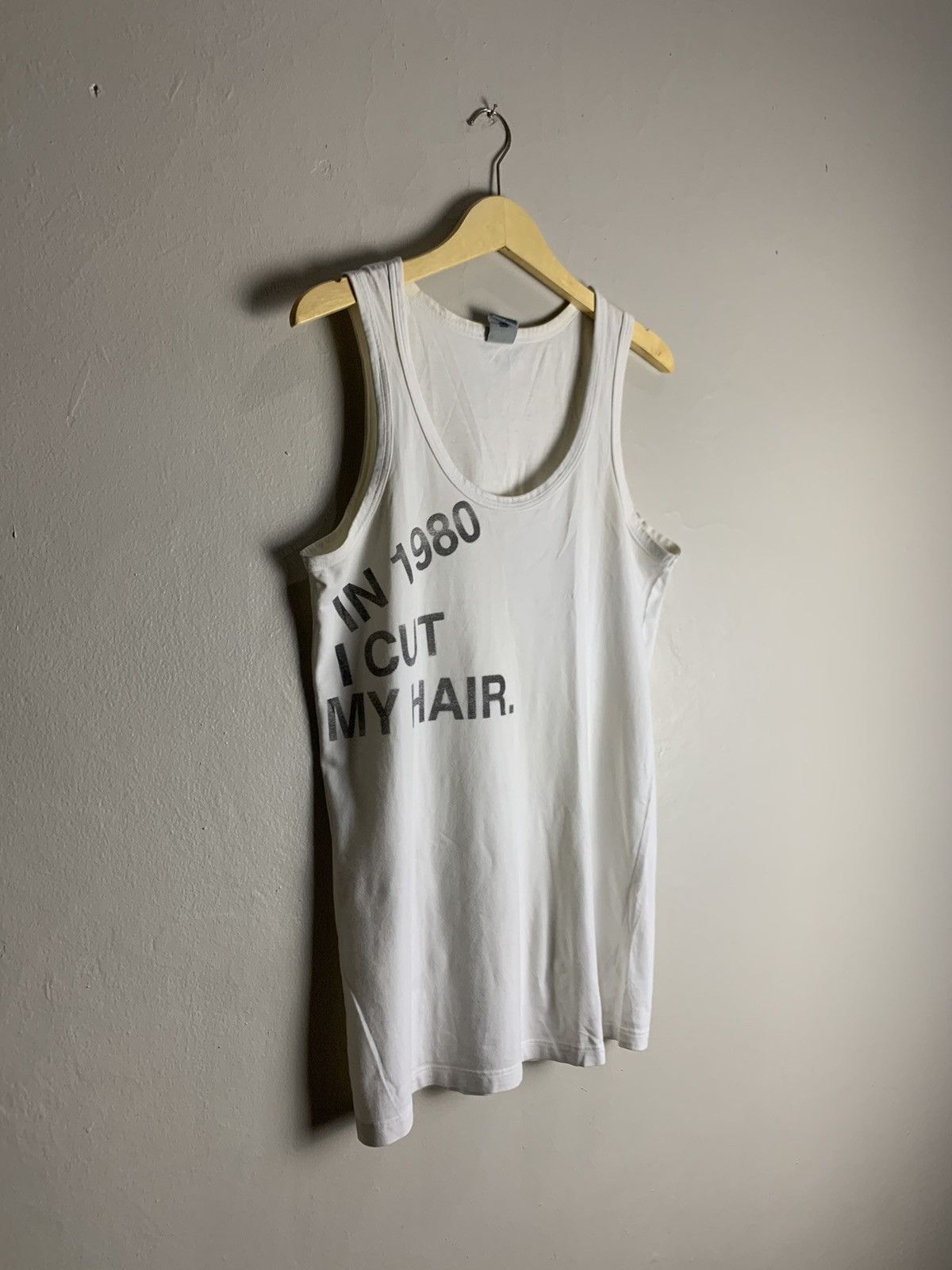 If Six Was Nine PPFM Tank Top “In 1980 I Cut My Hair” Size US M / EU 48-50 / 2 - 1 Thumbnail