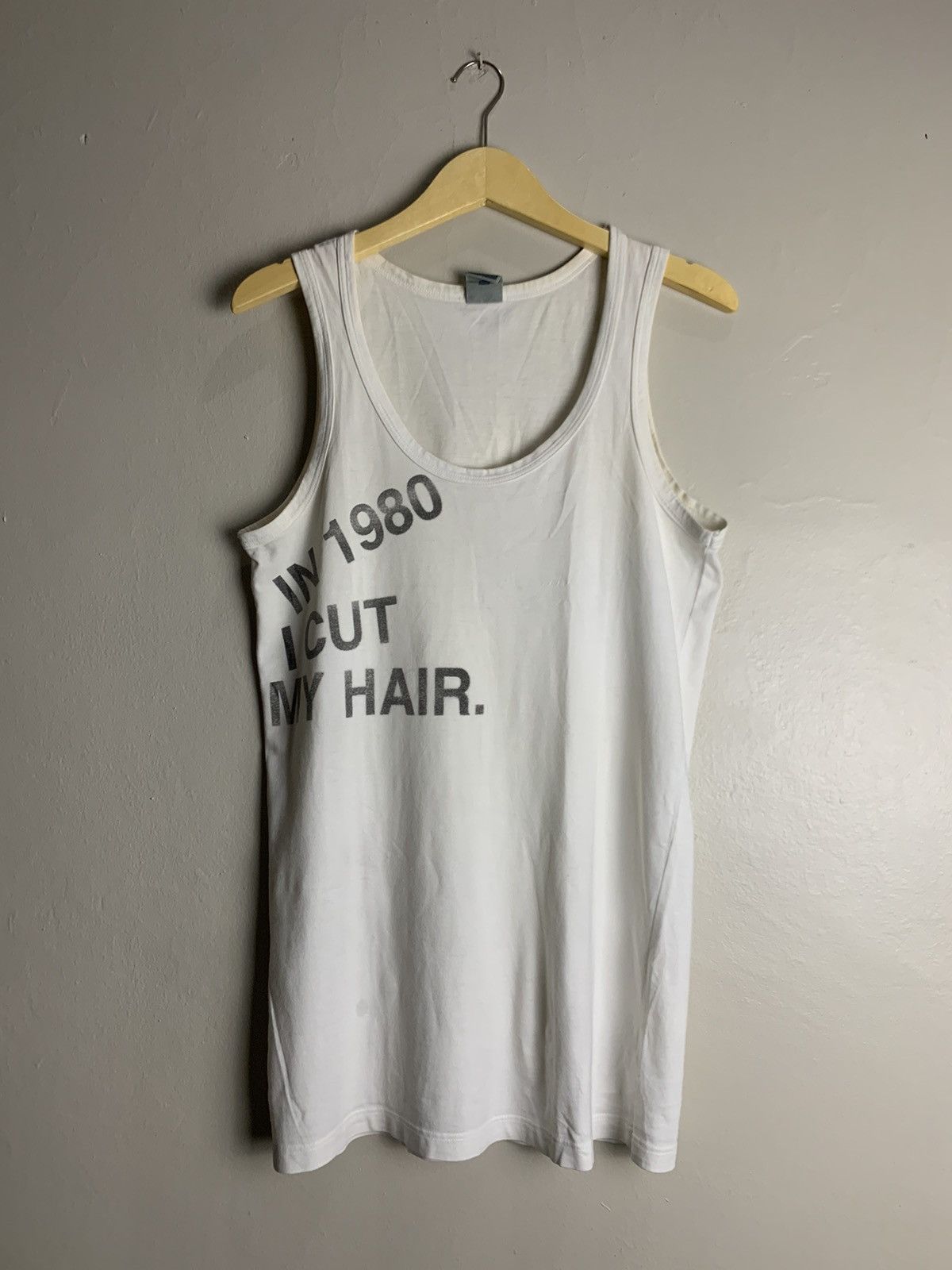 If Six Was Nine PPFM Tank Top “In 1980 I Cut My Hair” Size US M / EU 48-50 / 2 - 2 Thumbnail