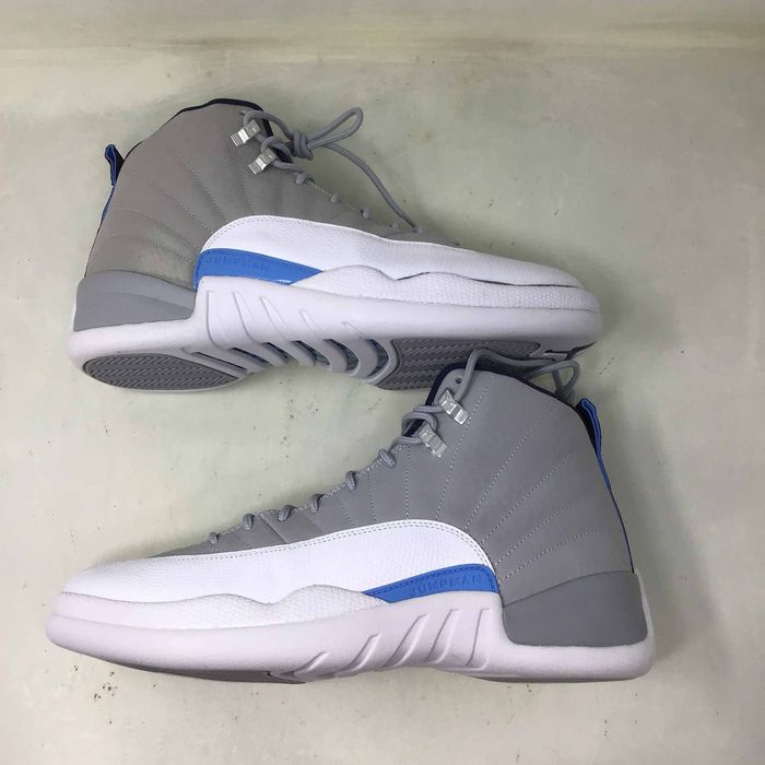 Jordan 12 Retro Grey University Blue Men's - 130690-007 - US