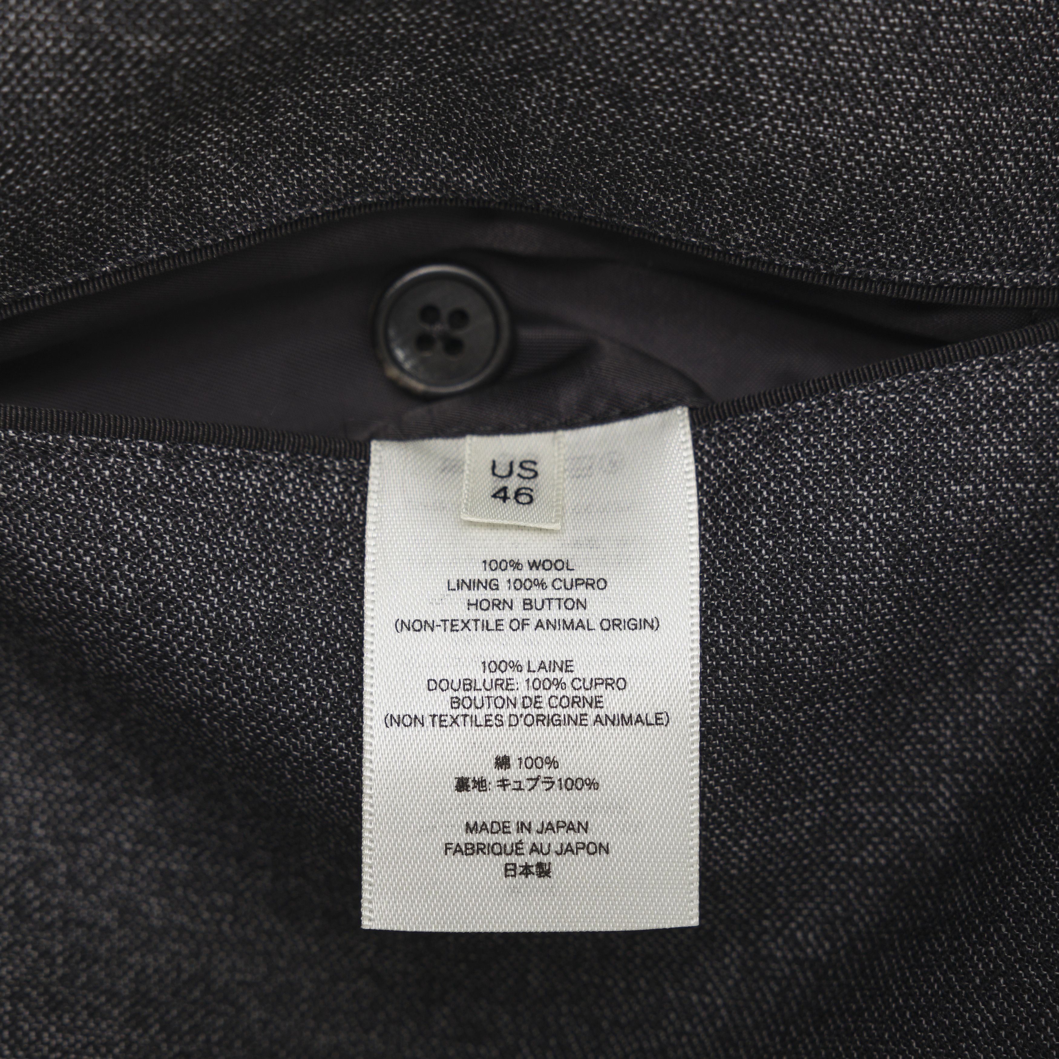The Row BNWT THE ROW NOLAN SUIT RETAIL: $4,200+ WOOL MADE IN JAPAN Size 54L - 16 Thumbnail