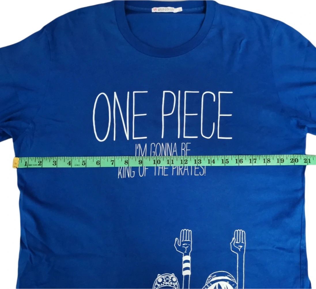 Anime One Piece I'm Gonna be King Of the Pirates Anime Tee Akira Size US L / EU 52-54 / 3 - 4 Thumbnail