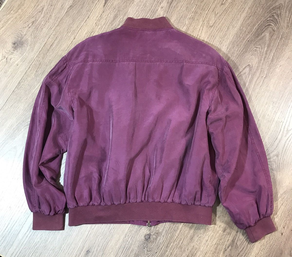Vintage Vintage Bomber Jacket lilac size M Nylon Size US M / EU 48-50 / 2 - 7 Thumbnail