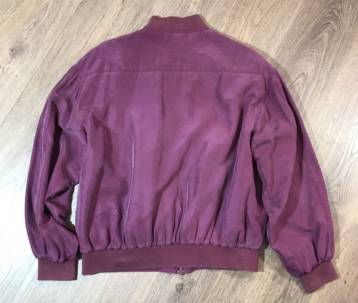 Vintage Vintage Bomber Jacket lilac size M Nylon Size US M / EU 48-50 / 2 - 5 Thumbnail