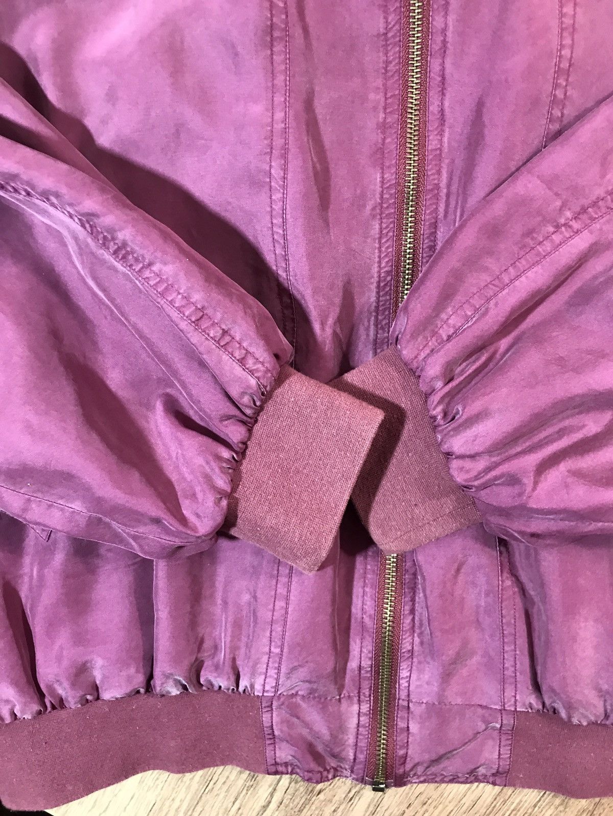 Vintage Vintage Bomber Jacket lilac size M Nylon Size US M / EU 48-50 / 2 - 4 Thumbnail