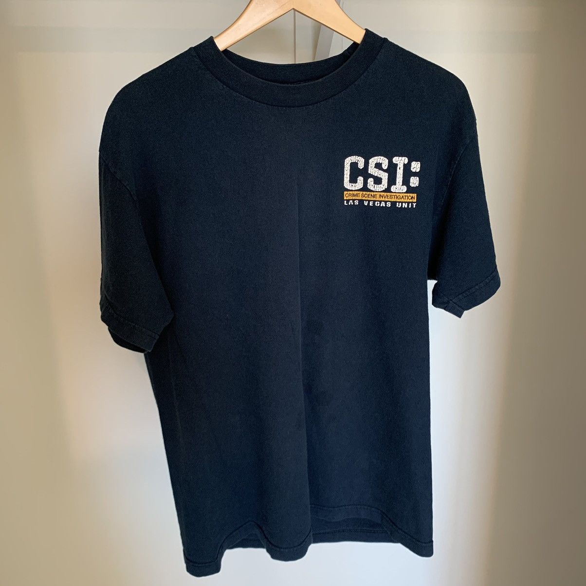 Other Vintage CSI Las Vegas Unit Navy T-Shirt Size US L / EU 52-54 / 3 - 4 Thumbnail