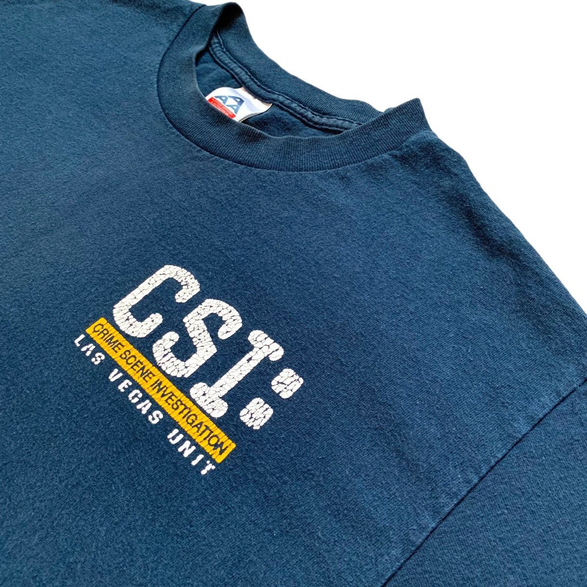 Other Vintage CSI Las Vegas Unit Navy T-Shirt Size US L / EU 52-54 / 3 - 3 Thumbnail