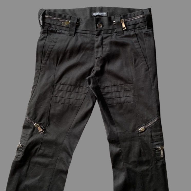 Dolce & Gabbana SS08 Archive Zip Biker Pants Size US 32 / EU 48 - 3 Thumbnail