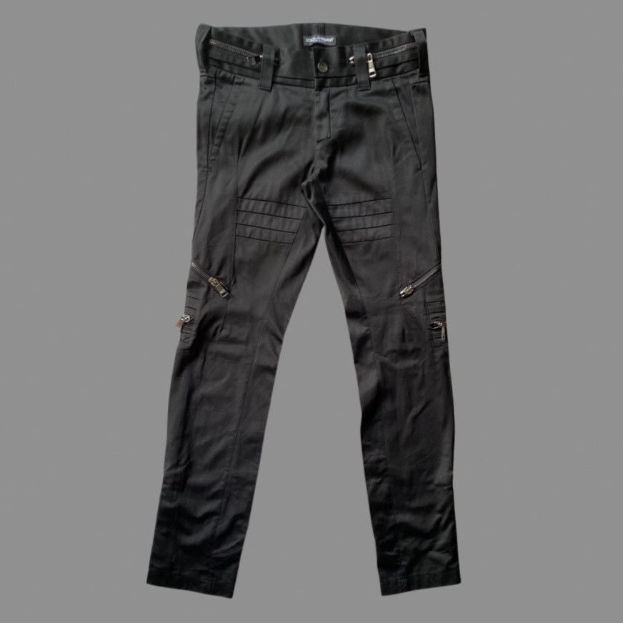 Dolce & Gabbana SS08 Archive Zip Biker Pants Size US 32 / EU 48 - 2 Thumbnail