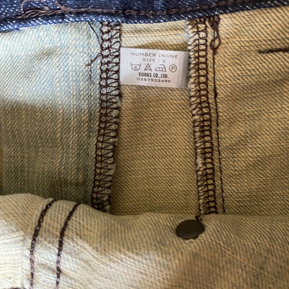 Number (N)ine AW02 Nowhere Man Jeans Size US 30 / EU 46 - 7 Thumbnail