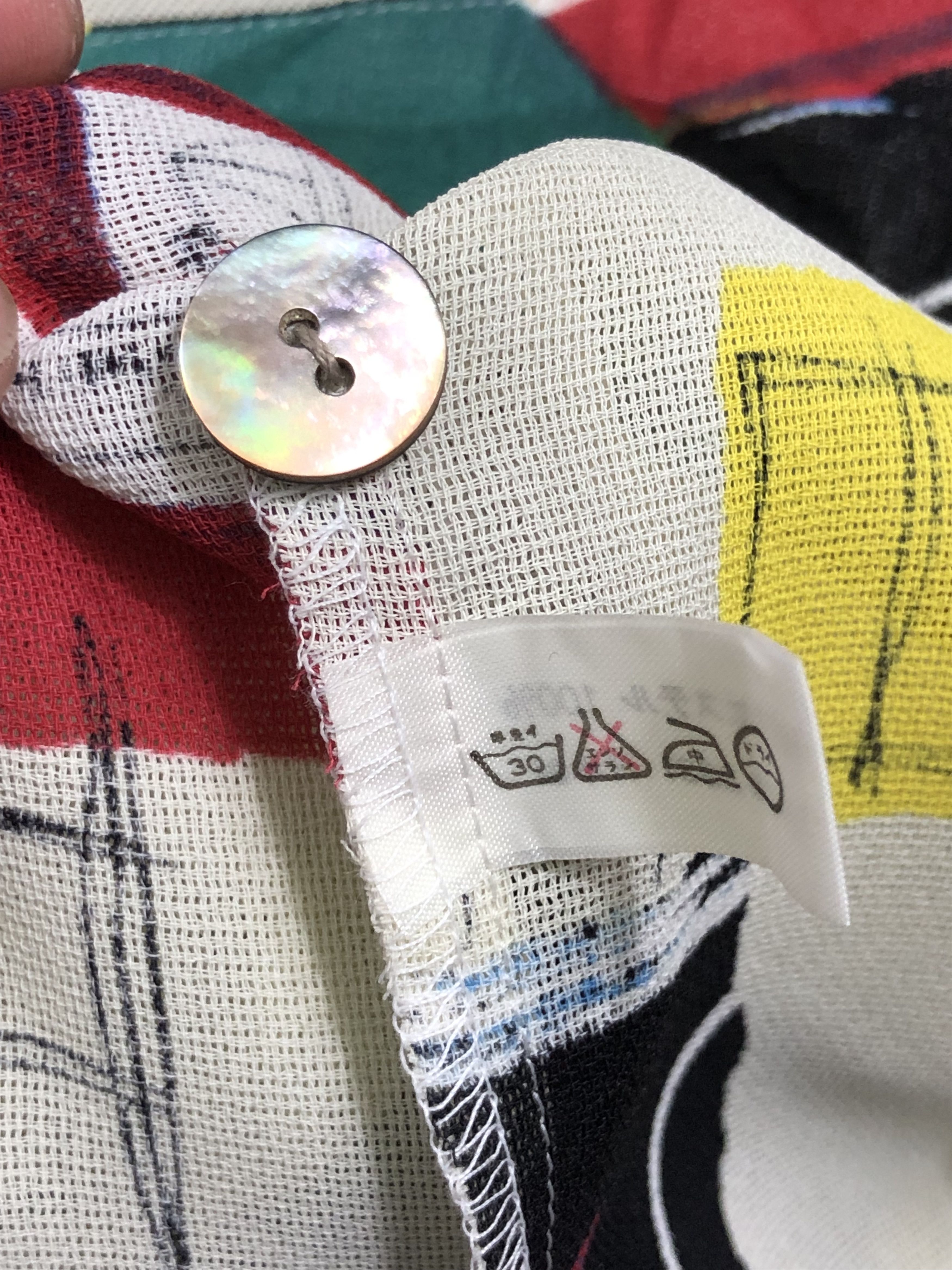 Jean-Michel Basquiat RARE🔥VINTAGE 80’S BASQUIAT X BALCALOLE PUREFEMME BUTTON UPS Size M / US 6-8 / IT 42-44 - 18 Thumbnail