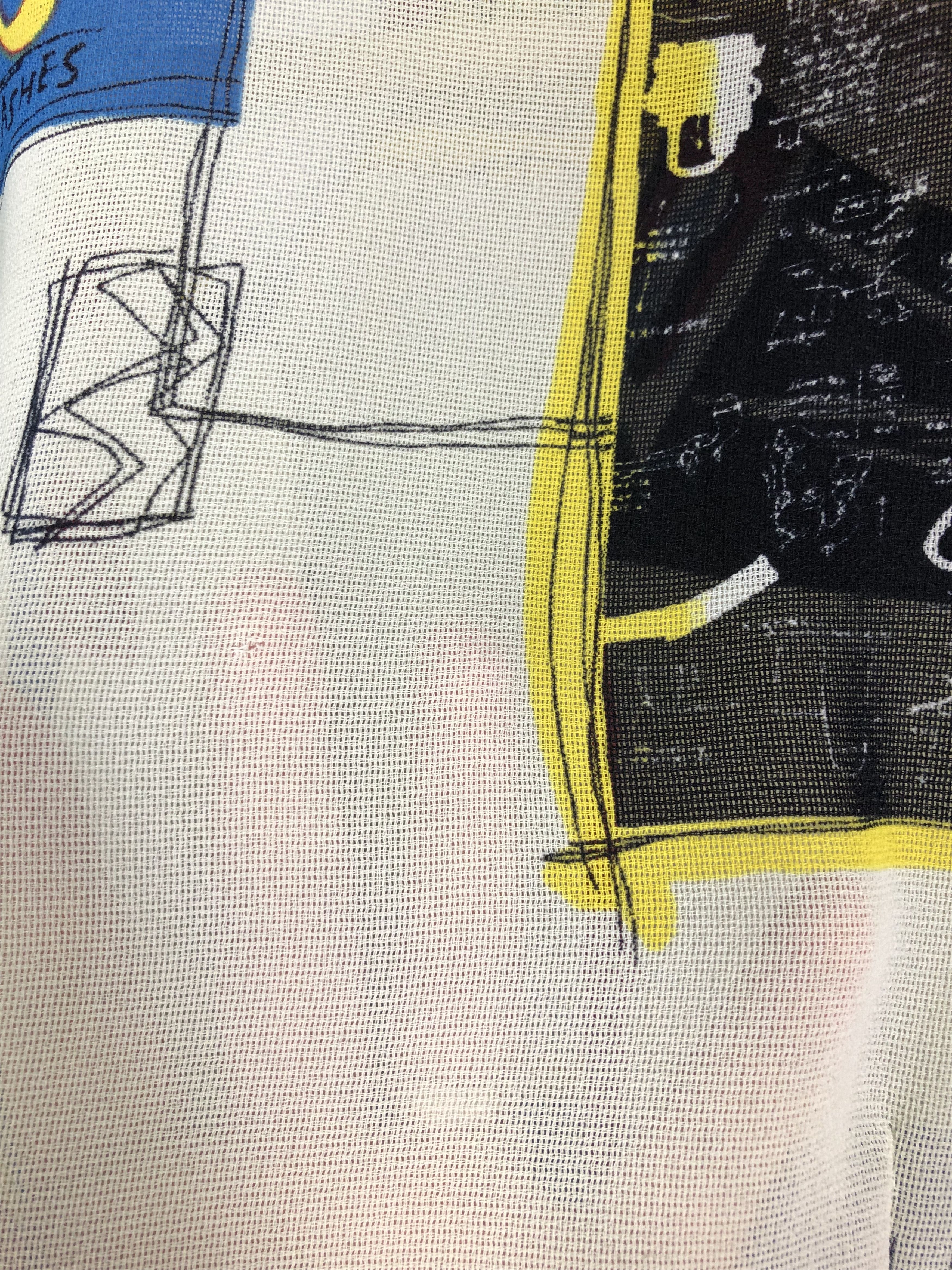 Jean-Michel Basquiat RARE🔥VINTAGE 80’S BASQUIAT X BALCALOLE PUREFEMME BUTTON UPS Size M / US 6-8 / IT 42-44 - 7 Thumbnail