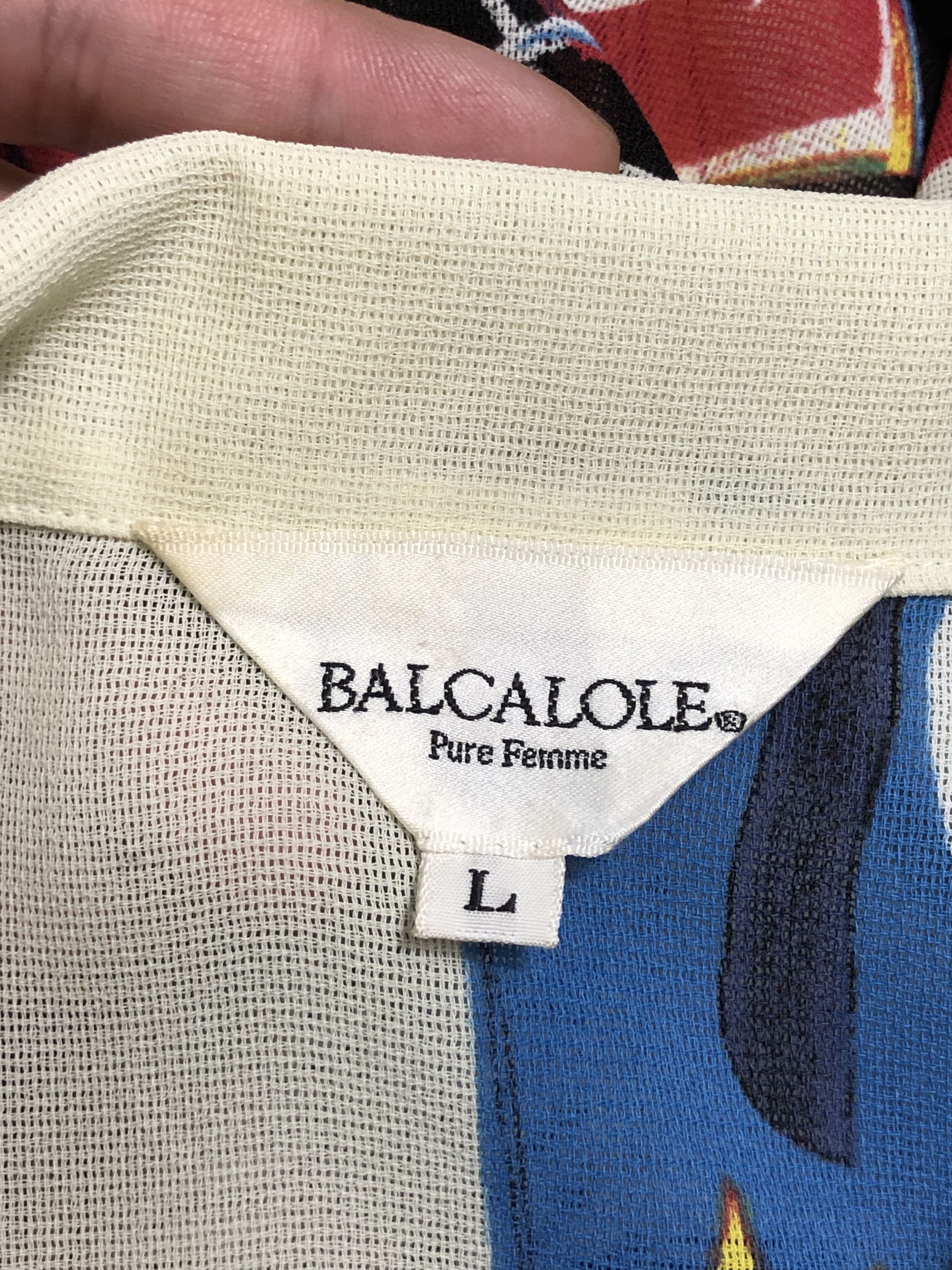 Jean-Michel Basquiat RARE🔥VINTAGE 80’S BASQUIAT X BALCALOLE PUREFEMME BUTTON UPS Size M / US 6-8 / IT 42-44 - 16 Thumbnail