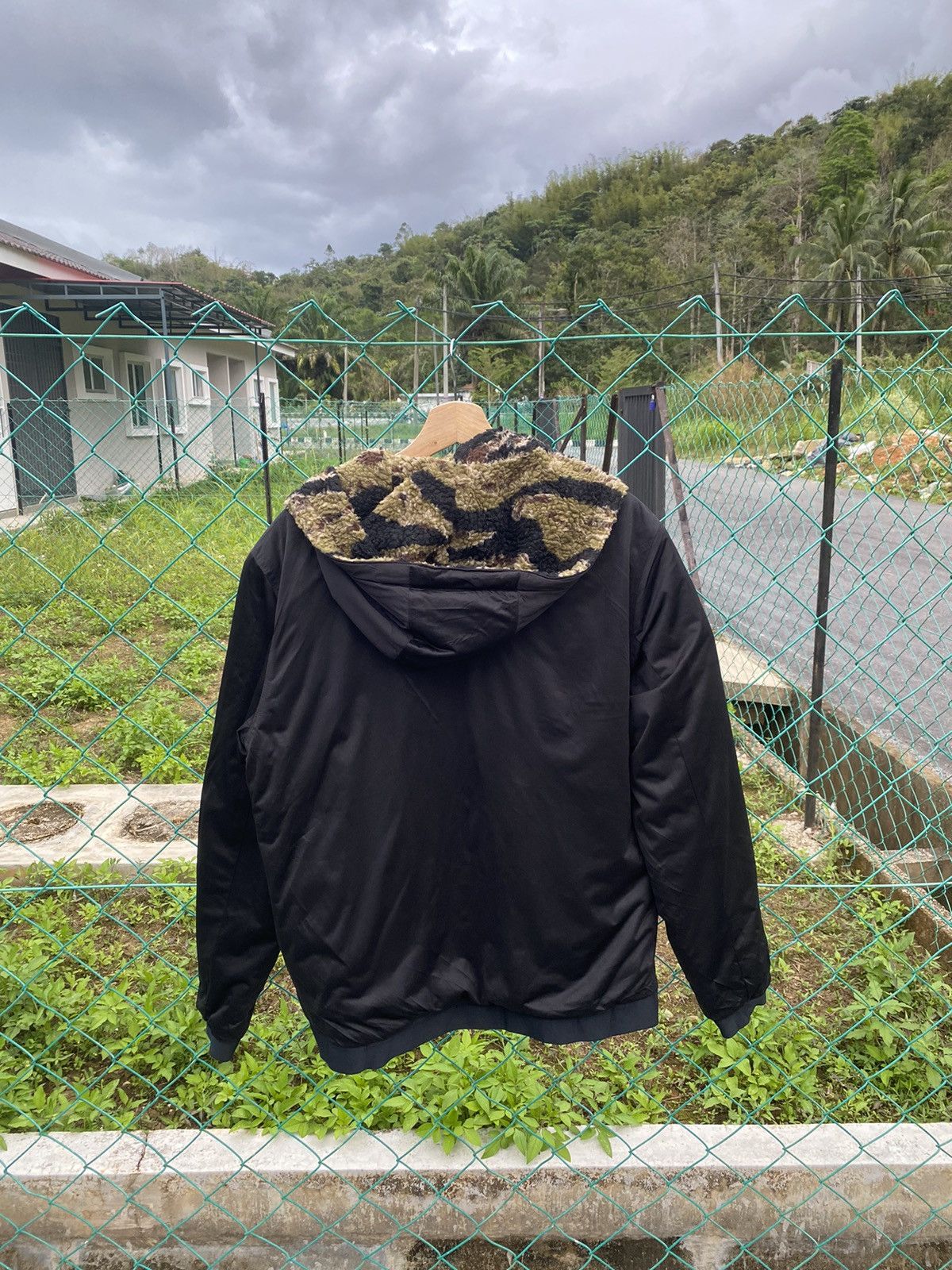 Japanese Brand Field Core Tiger Stripe Deep Pile Sherpa Riversible Jacket Size US L / EU 52-54 / 3 - 8 Thumbnail