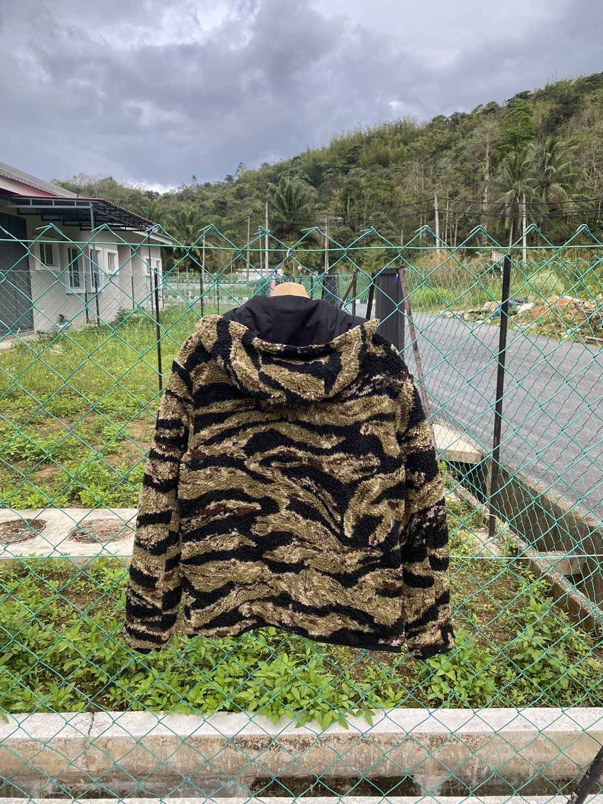 Japanese Brand Field Core Tiger Stripe Deep Pile Sherpa Riversible Jacket Size US L / EU 52-54 / 3 - 2 Thumbnail