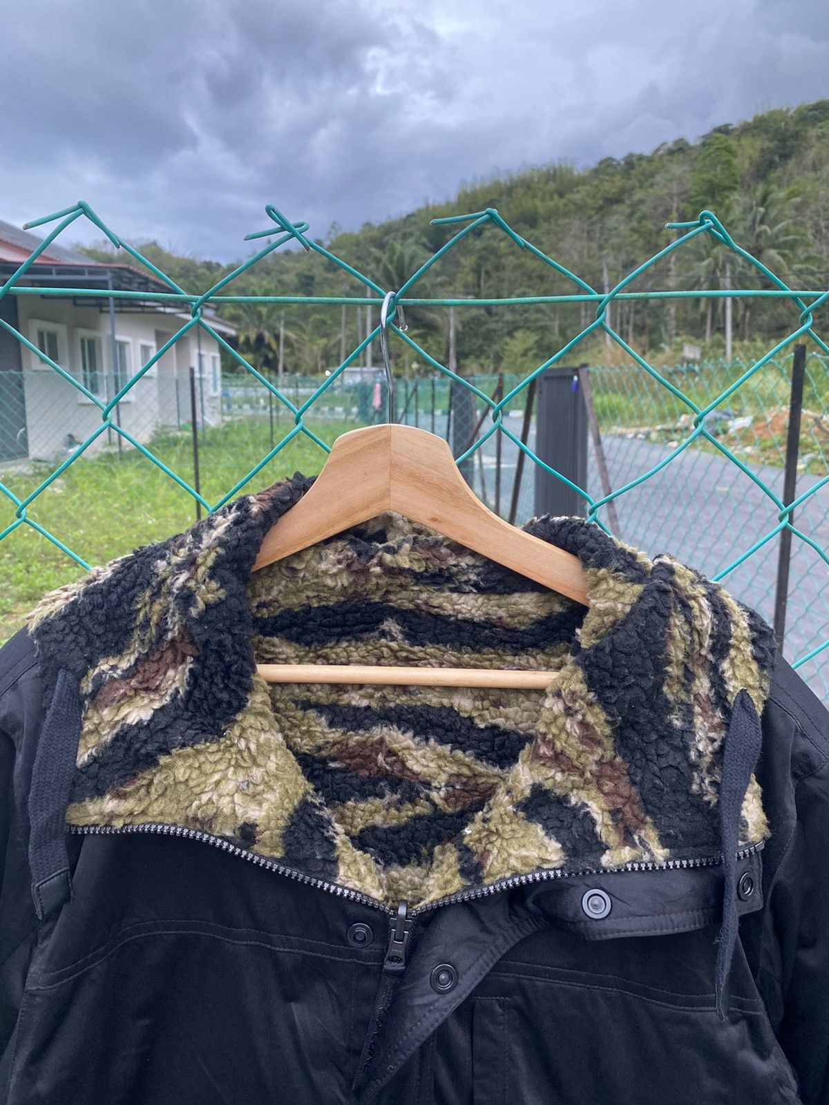 Japanese Brand Field Core Tiger Stripe Deep Pile Sherpa Riversible Jacket Size US L / EU 52-54 / 3 - 9 Thumbnail