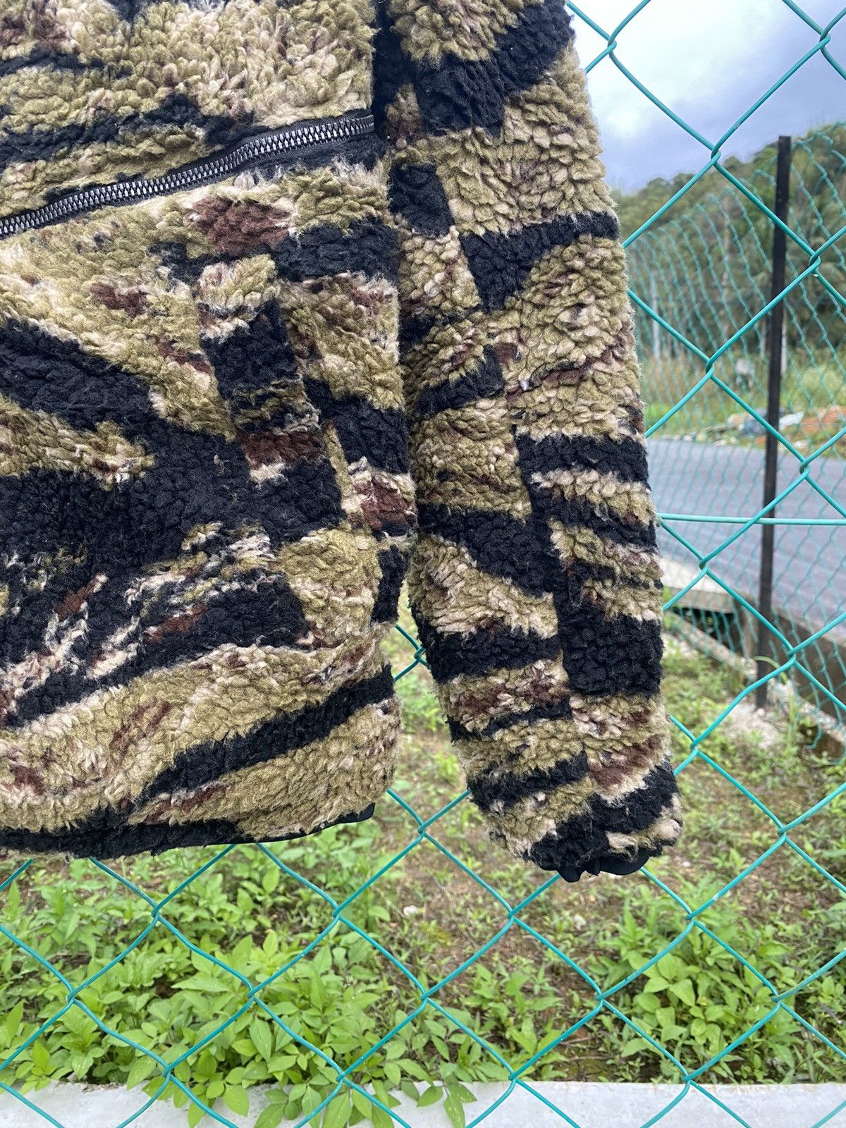 Japanese Brand Field Core Tiger Stripe Deep Pile Sherpa Riversible Jacket Size US L / EU 52-54 / 3 - 5 Thumbnail
