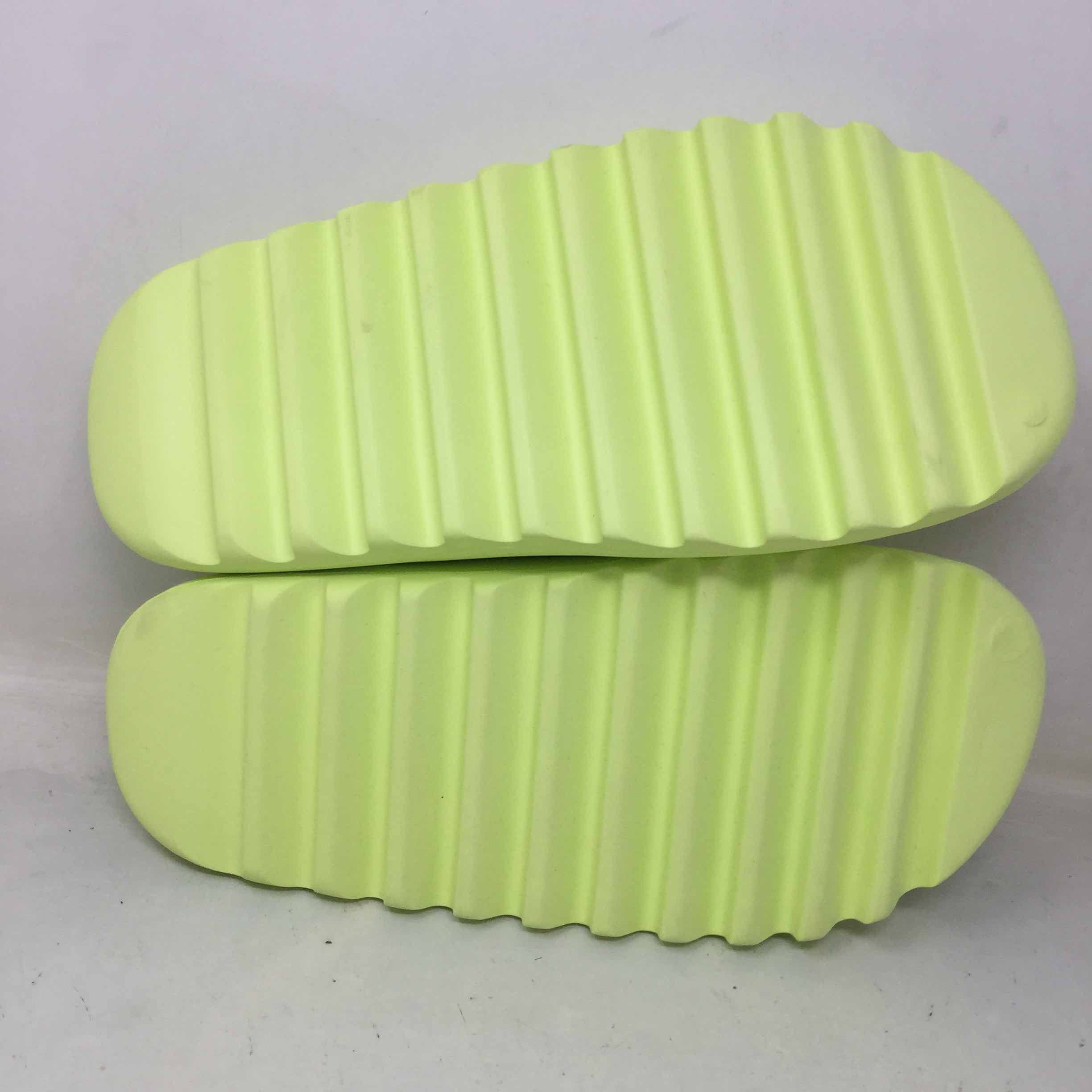 Adidas Yeezy Slides Glow Green Size US 11 / EU 44 - 5 Thumbnail