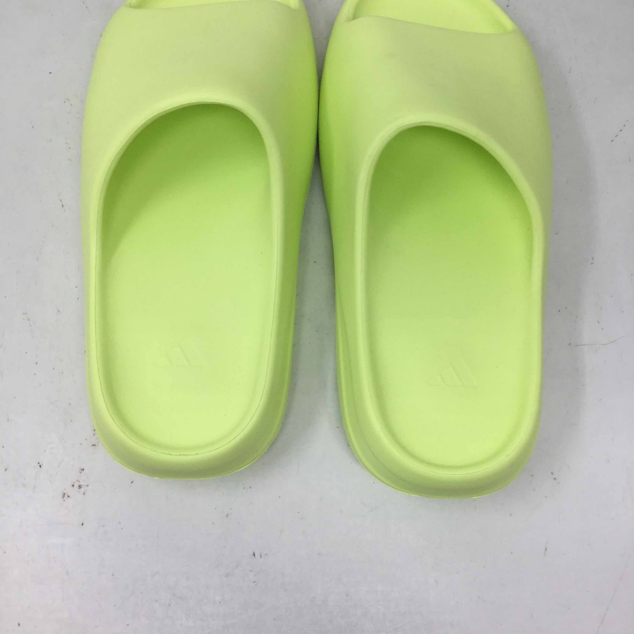 Adidas Yeezy Slides Glow Green Size US 11 / EU 44 - 4 Thumbnail
