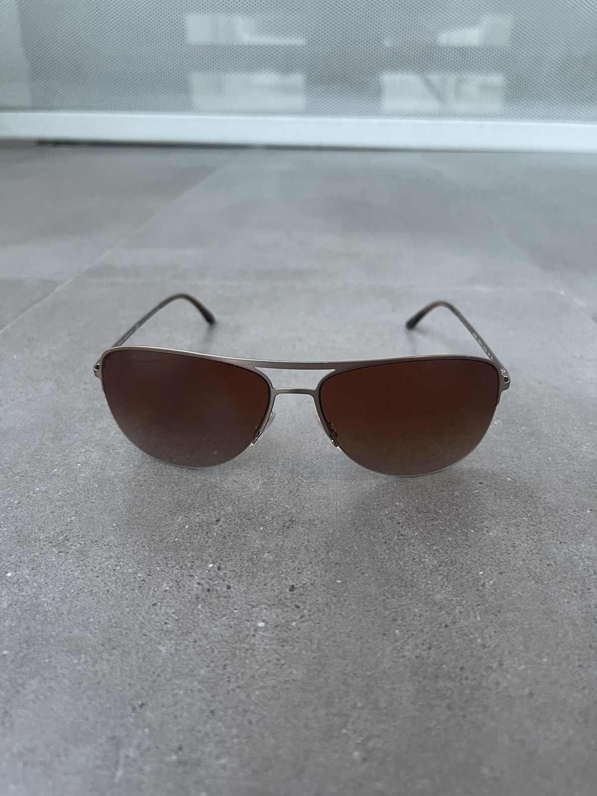 Armani × Emporio Armani × Giorgio Armani Giorgio Armani AR6007 3039/13 Rose Gold Aviator Sunglasses Size ONE SIZE - 2 Thumbnail
