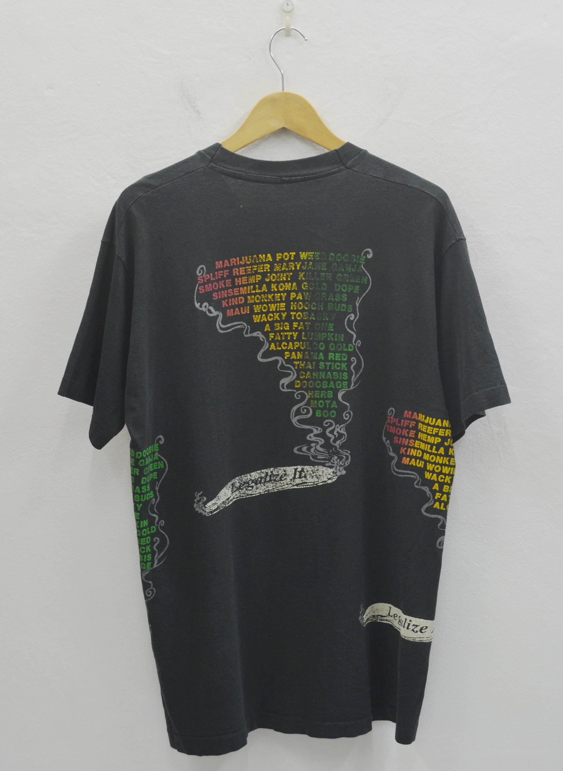 1993 Fashion Victim outlet leagalize weed shirt XL