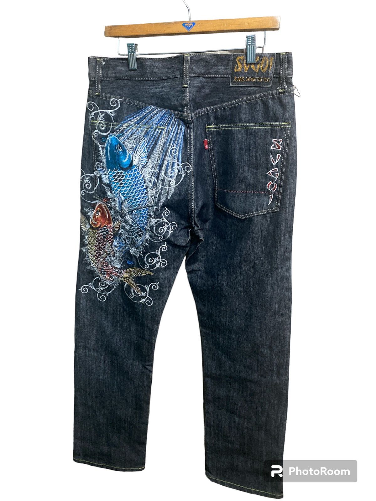 Designer × Japanese Brand JAPANESE SUGOI JEANS JPN Size US 34 / EU 50 - 1 Thumbnail