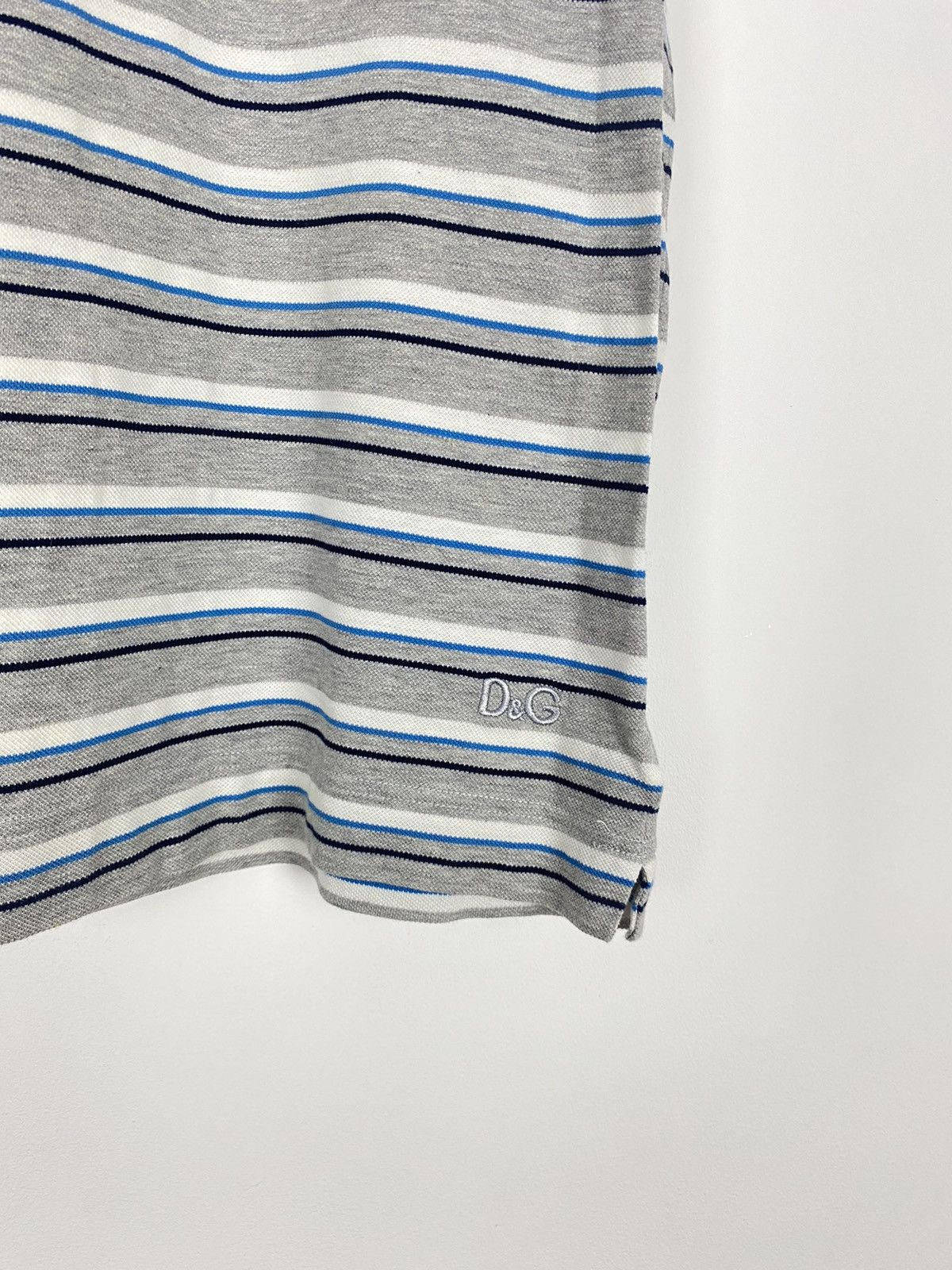 Dolce & Gabbana Dolce & Gabbana Polo Striped Pocket L y2k vintage style Size US L / EU 52-54 / 3 - 7 Thumbnail