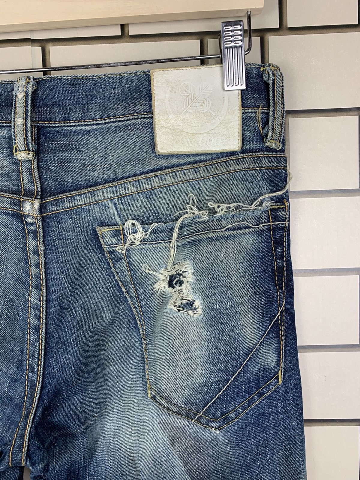 If Six Was Nine × Japanese Brand Japanese Brand CAV-000 Distressed Denim Size US 32 / EU 48 - 20 Thumbnail