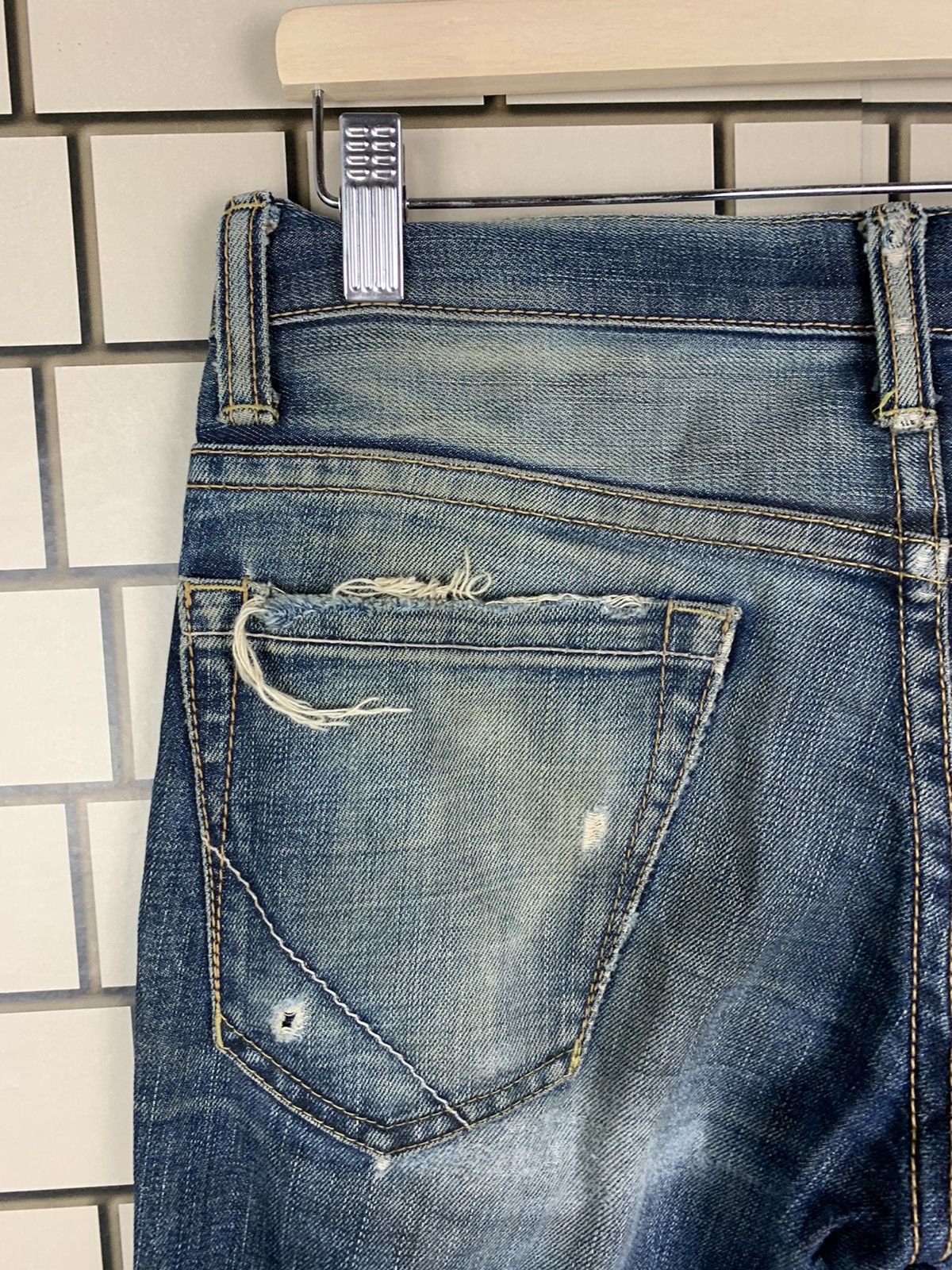 If Six Was Nine × Japanese Brand Japanese Brand CAV-000 Distressed Denim Size US 32 / EU 48 - 19 Thumbnail