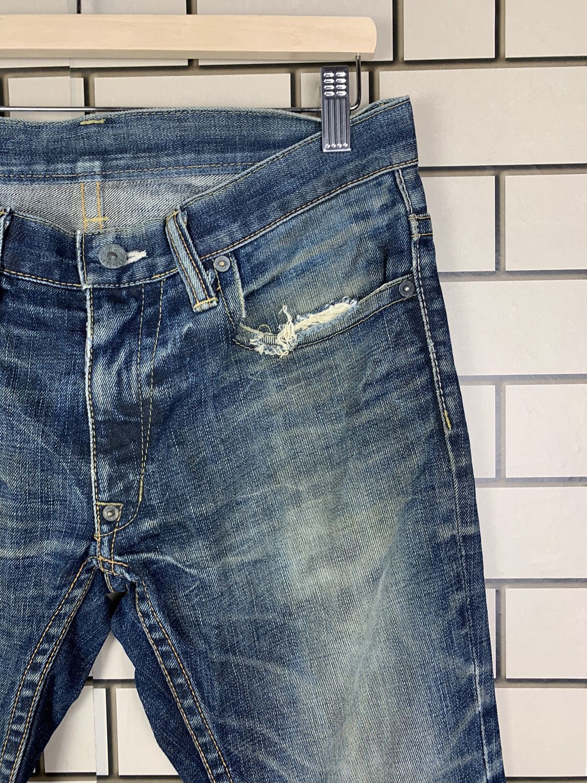 If Six Was Nine × Japanese Brand Japanese Brand CAV-000 Distressed Denim Size US 32 / EU 48 - 7 Thumbnail