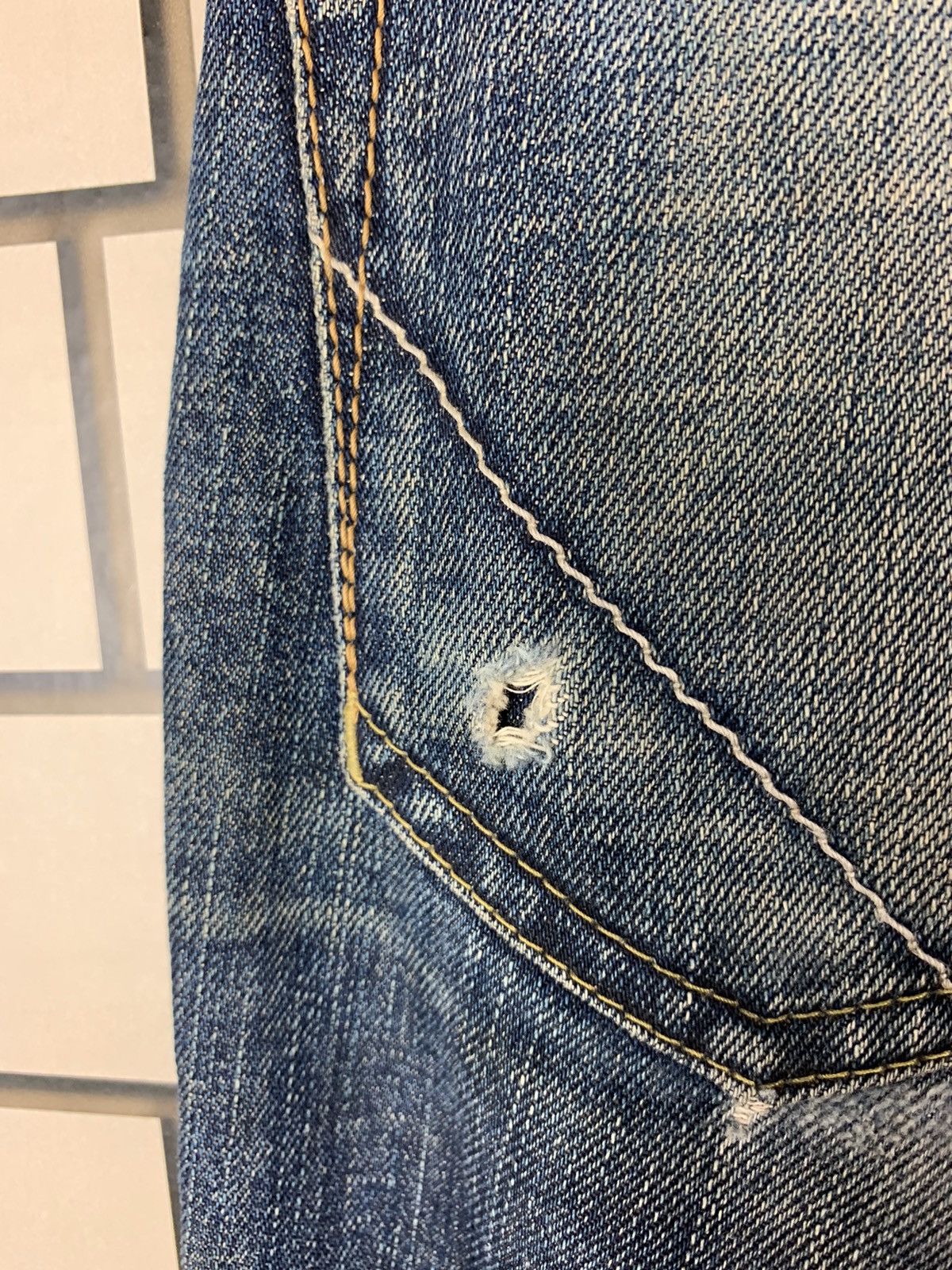 If Six Was Nine × Japanese Brand Japanese Brand CAV-000 Distressed Denim Size US 32 / EU 48 - 22 Thumbnail