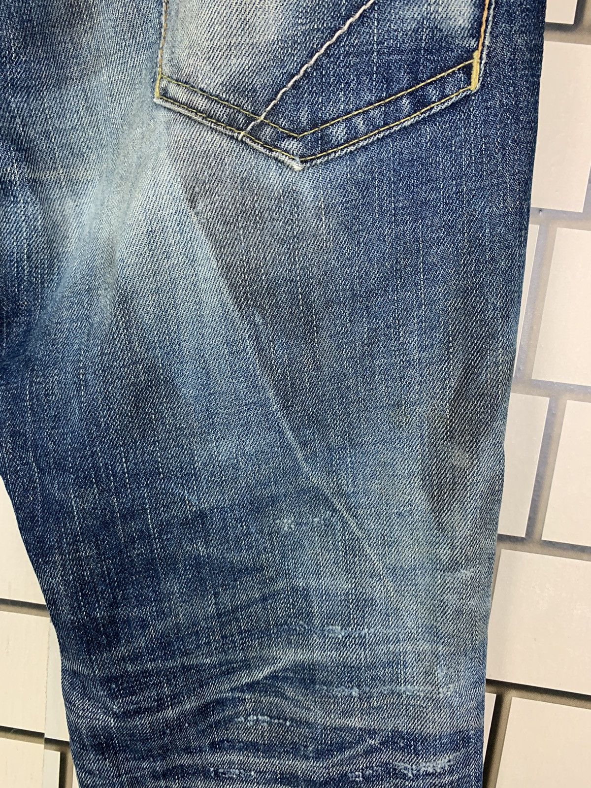 If Six Was Nine × Japanese Brand Japanese Brand CAV-000 Distressed Denim Size US 32 / EU 48 - 23 Thumbnail