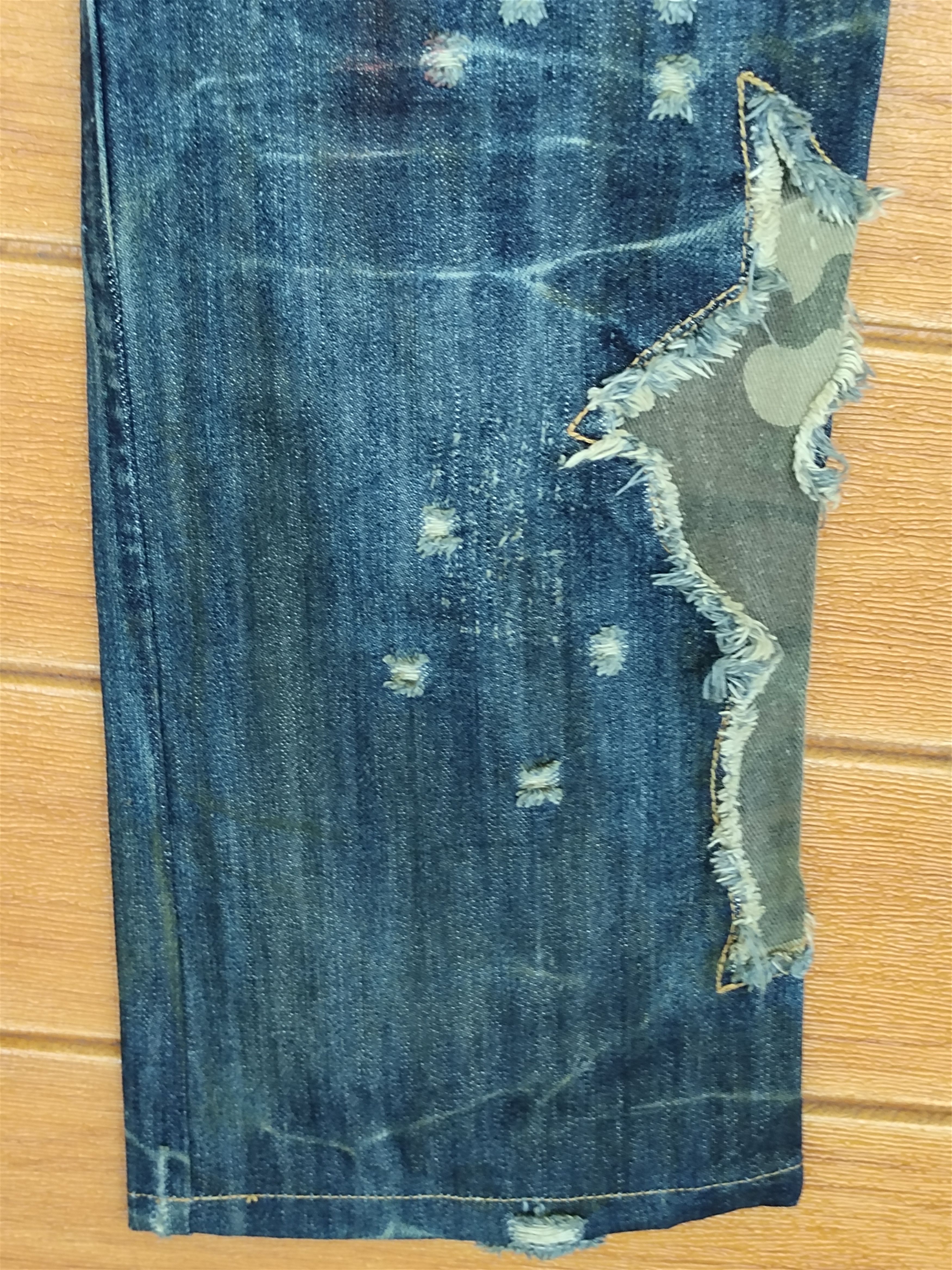 Hysteric Glamour Midas Japan Faded Distressed Denim Jeans Size US 32 / EU 48 - 13 Thumbnail