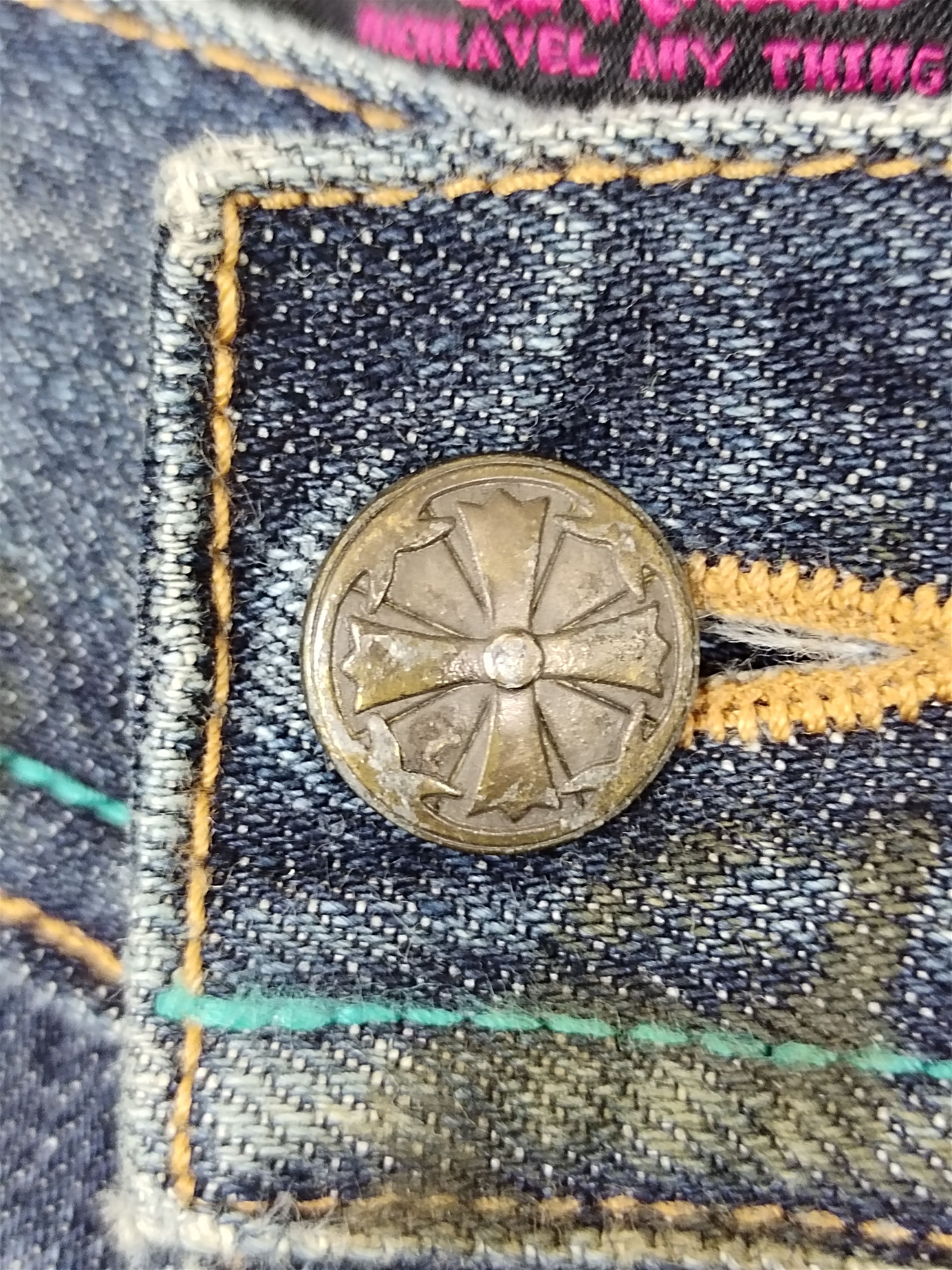 Hysteric Glamour Midas Japan Faded Distressed Denim Jeans Size US 32 / EU 48 - 17 Thumbnail