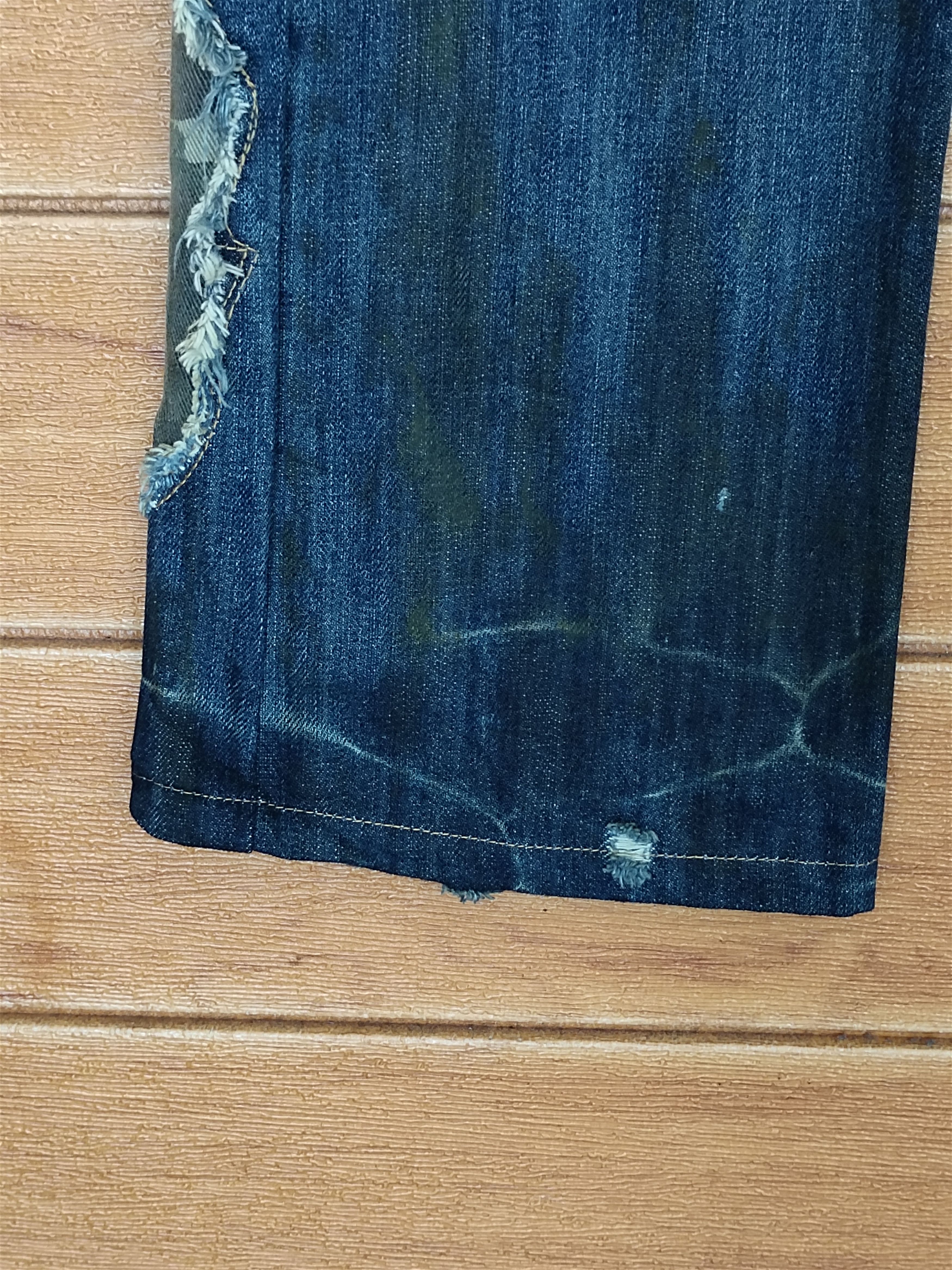 Hysteric Glamour Midas Japan Faded Distressed Denim Jeans Size US 32 / EU 48 - 10 Thumbnail