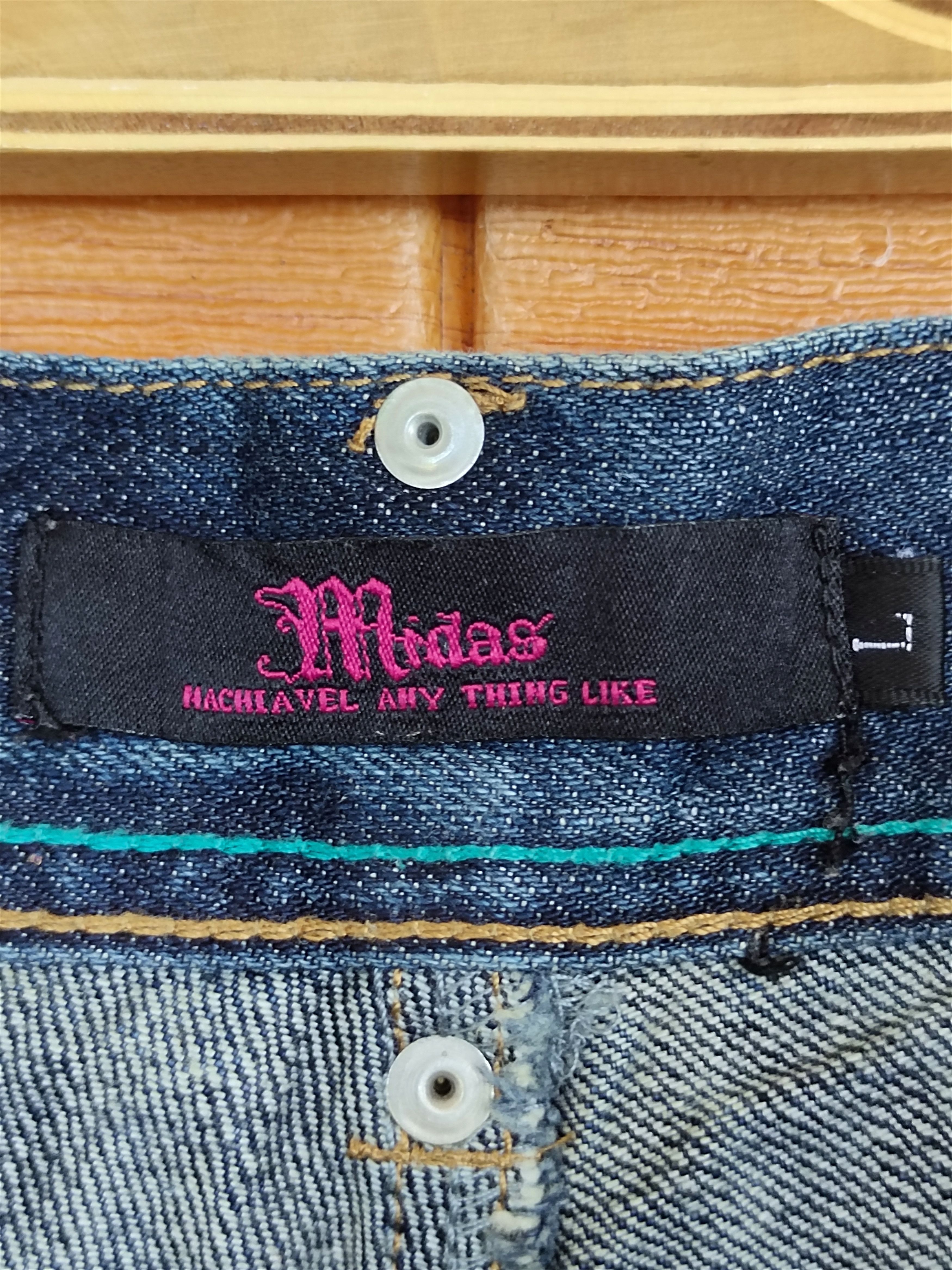 Hysteric Glamour Midas Japan Faded Distressed Denim Jeans Size US 32 / EU 48 - 19 Thumbnail