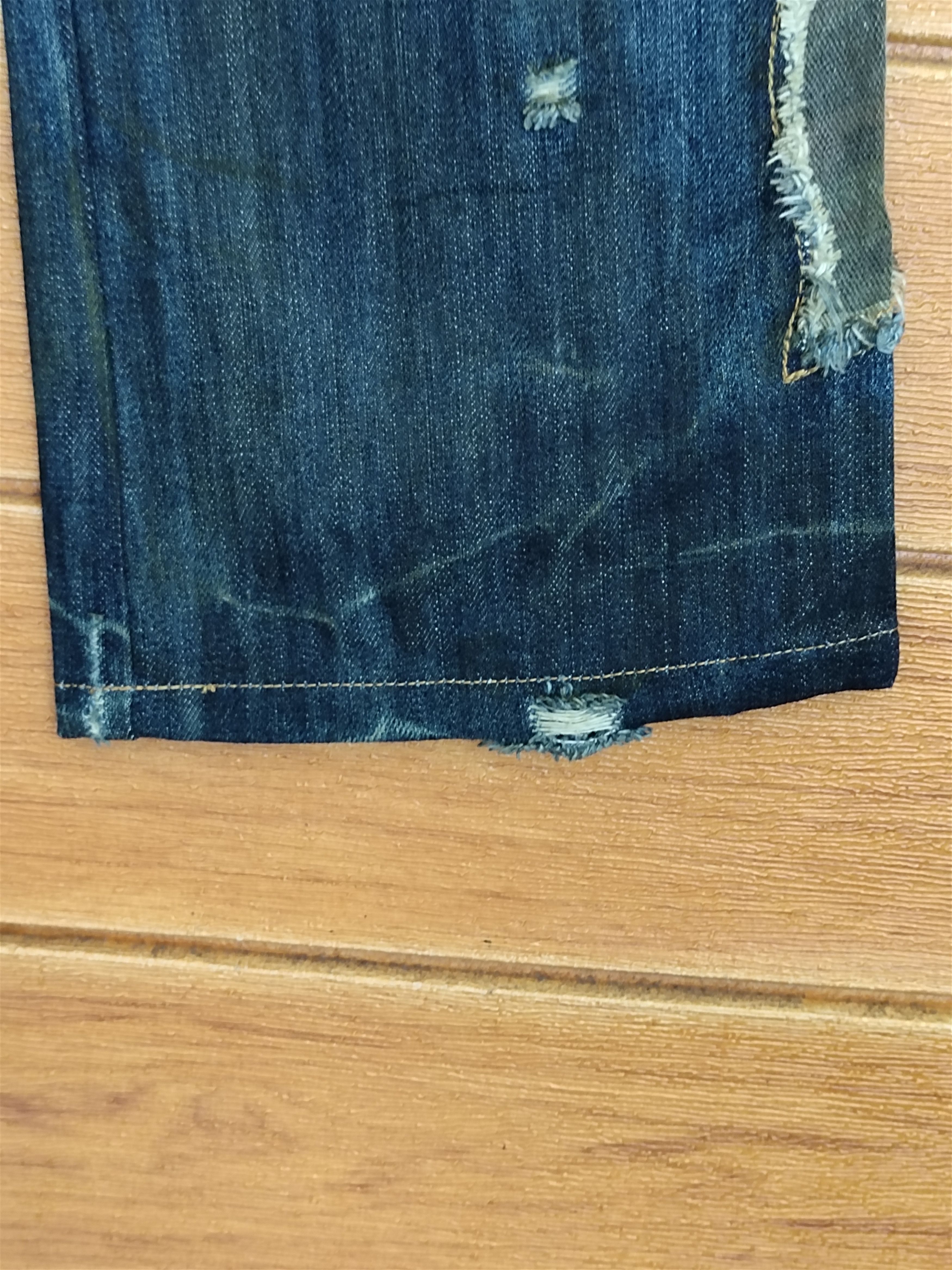 Hysteric Glamour Midas Japan Faded Distressed Denim Jeans Size US 32 / EU 48 - 15 Thumbnail