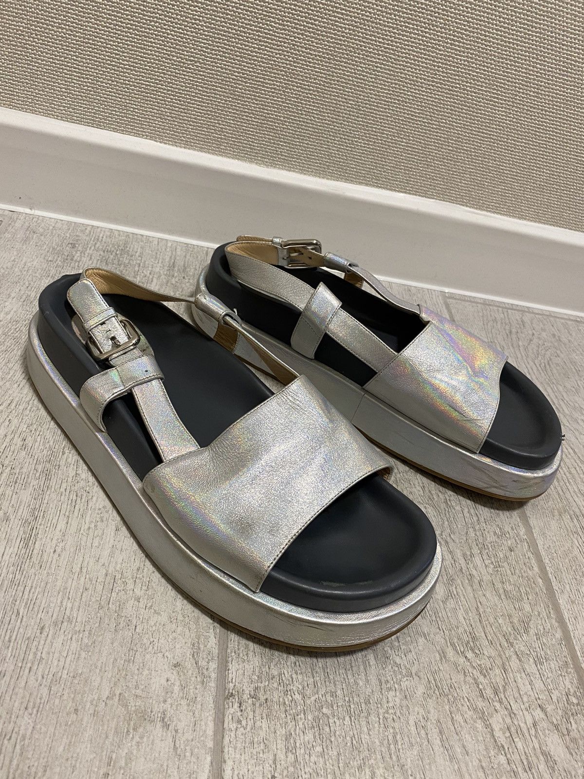 Jil Sander Jil Sander Hameleon Made in Italy Platform Sandals Size US 6.5 / EU 39-40 - 1 Thumbnail