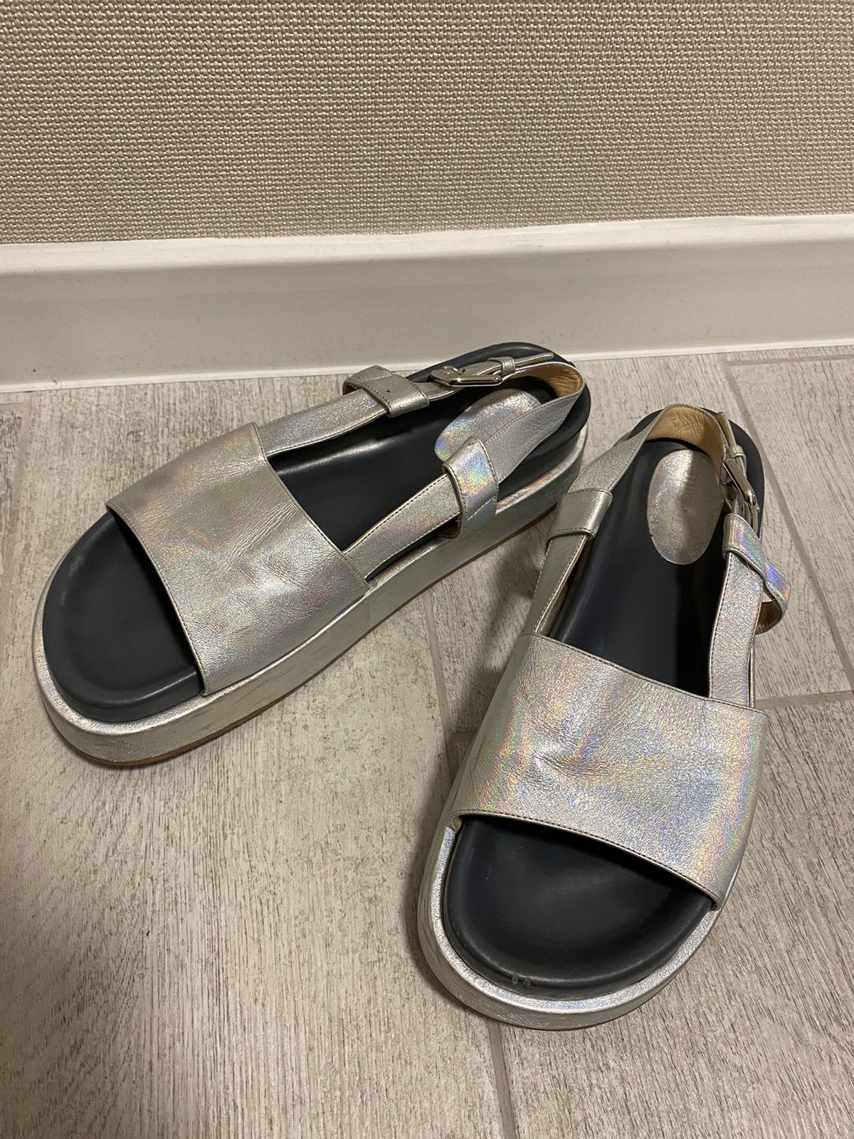 Jil Sander Jil Sander Hameleon Made in Italy Platform Sandals Size US 6.5 / EU 39-40 - 5 Thumbnail