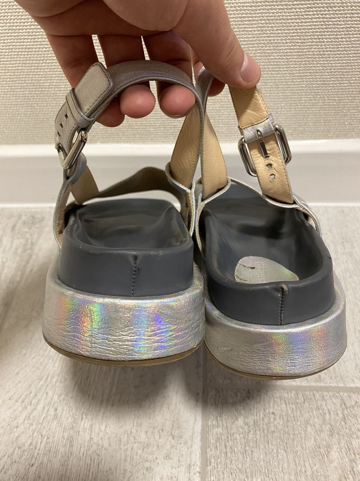 Jil Sander Jil Sander Hameleon Made in Italy Platform Sandals Size US 6.5 / EU 39-40 - 24 Thumbnail