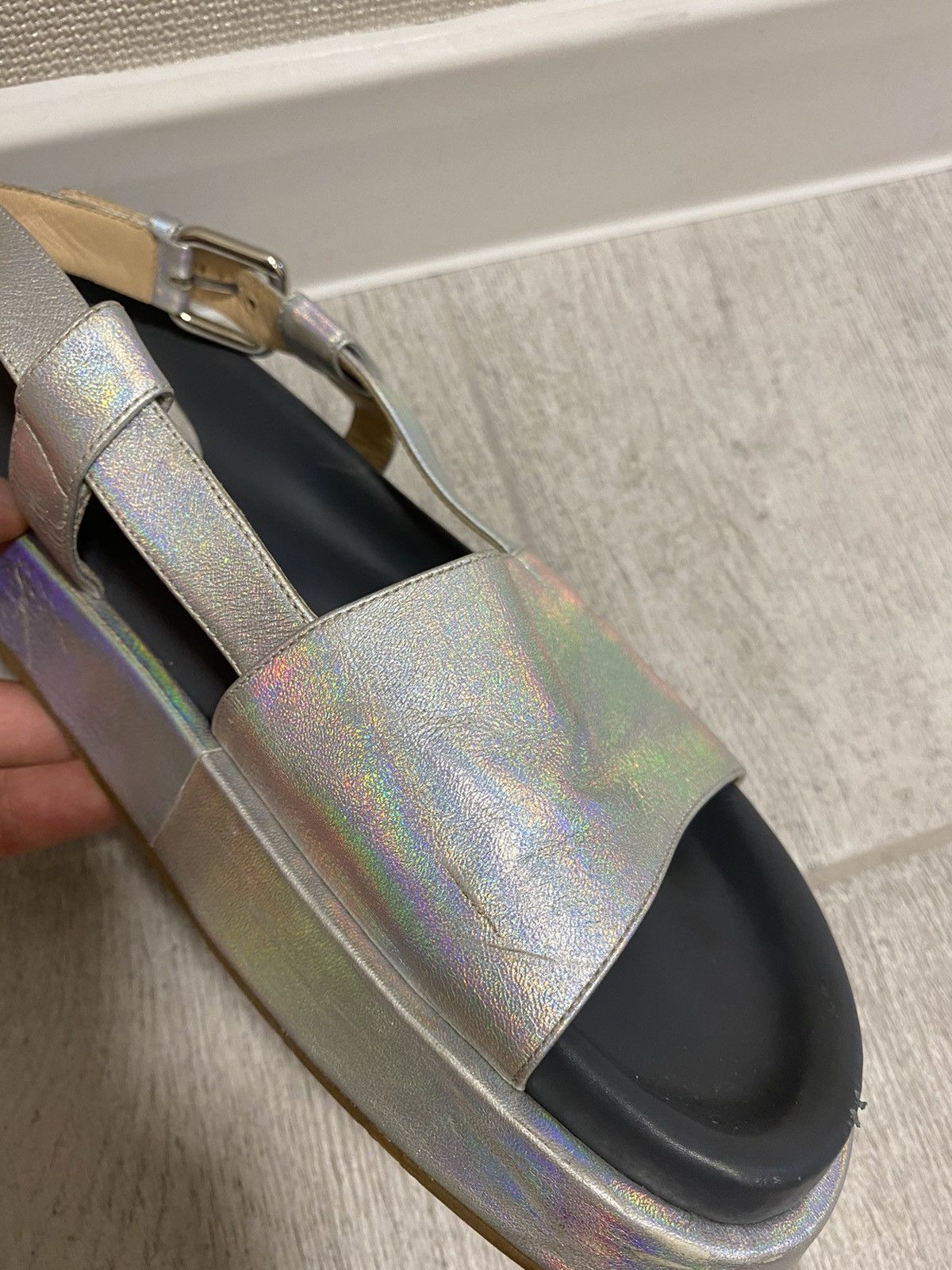 Jil Sander Jil Sander Hameleon Made in Italy Platform Sandals Size US 6.5 / EU 39-40 - 18 Thumbnail