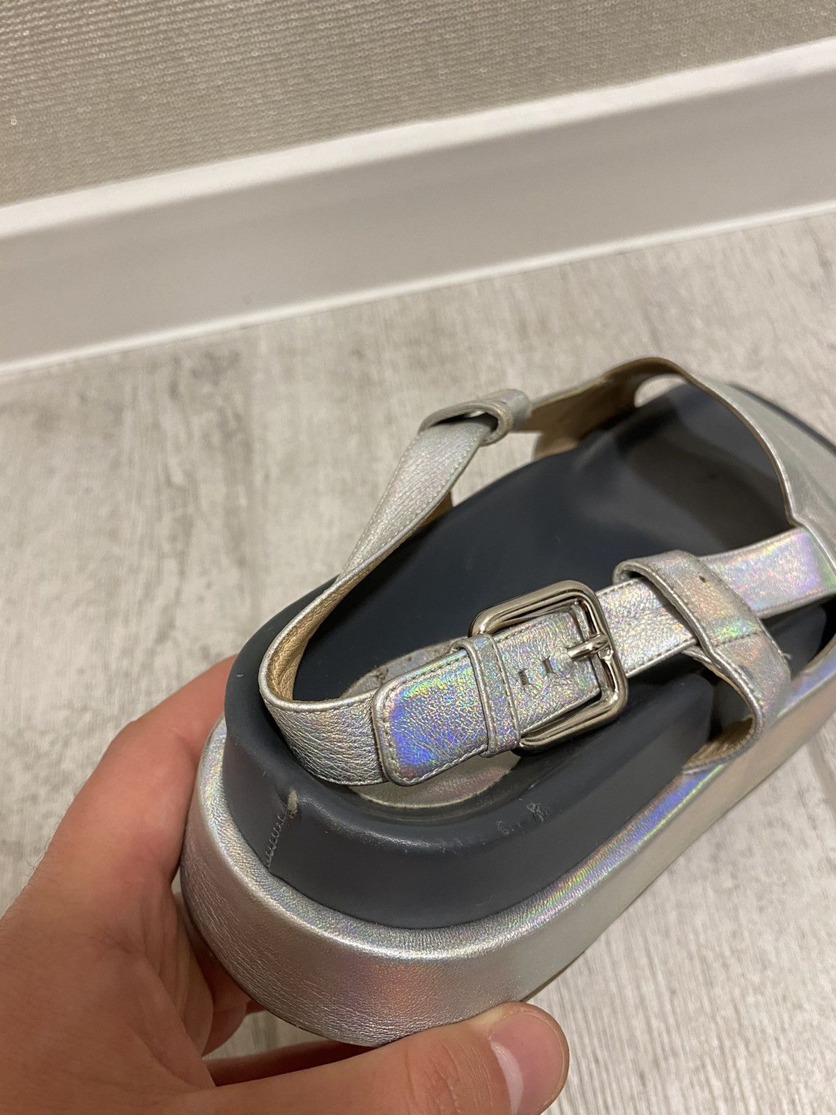 Jil Sander Jil Sander Hameleon Made in Italy Platform Sandals Size US 6.5 / EU 39-40 - 9 Thumbnail