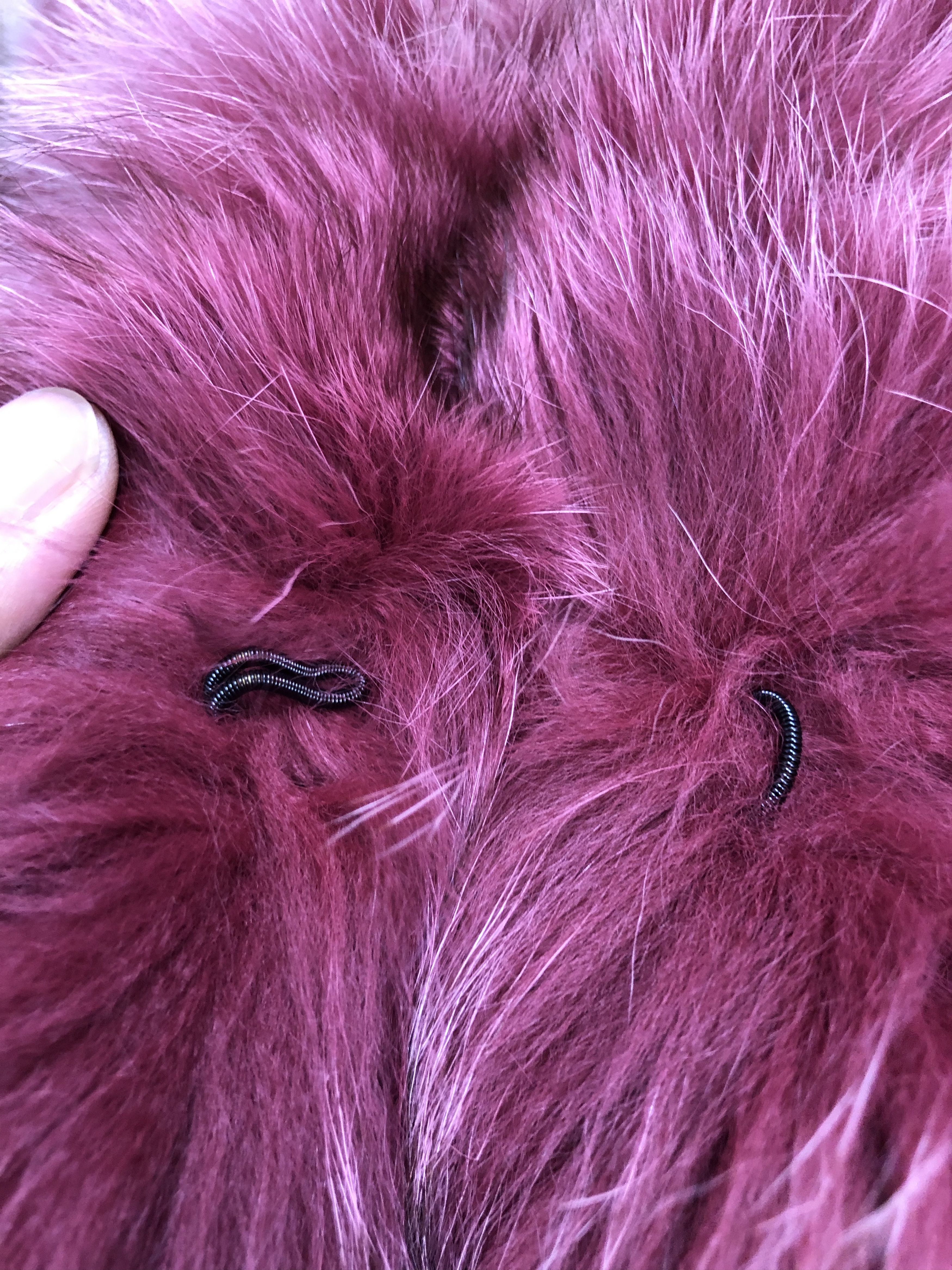 Japanese Brand STUNNING🔥VTG 80’S IEMURA FOX FUR “RED VELVET” WINTER COAT Size S / US 4 / IT 40 - 11 Thumbnail