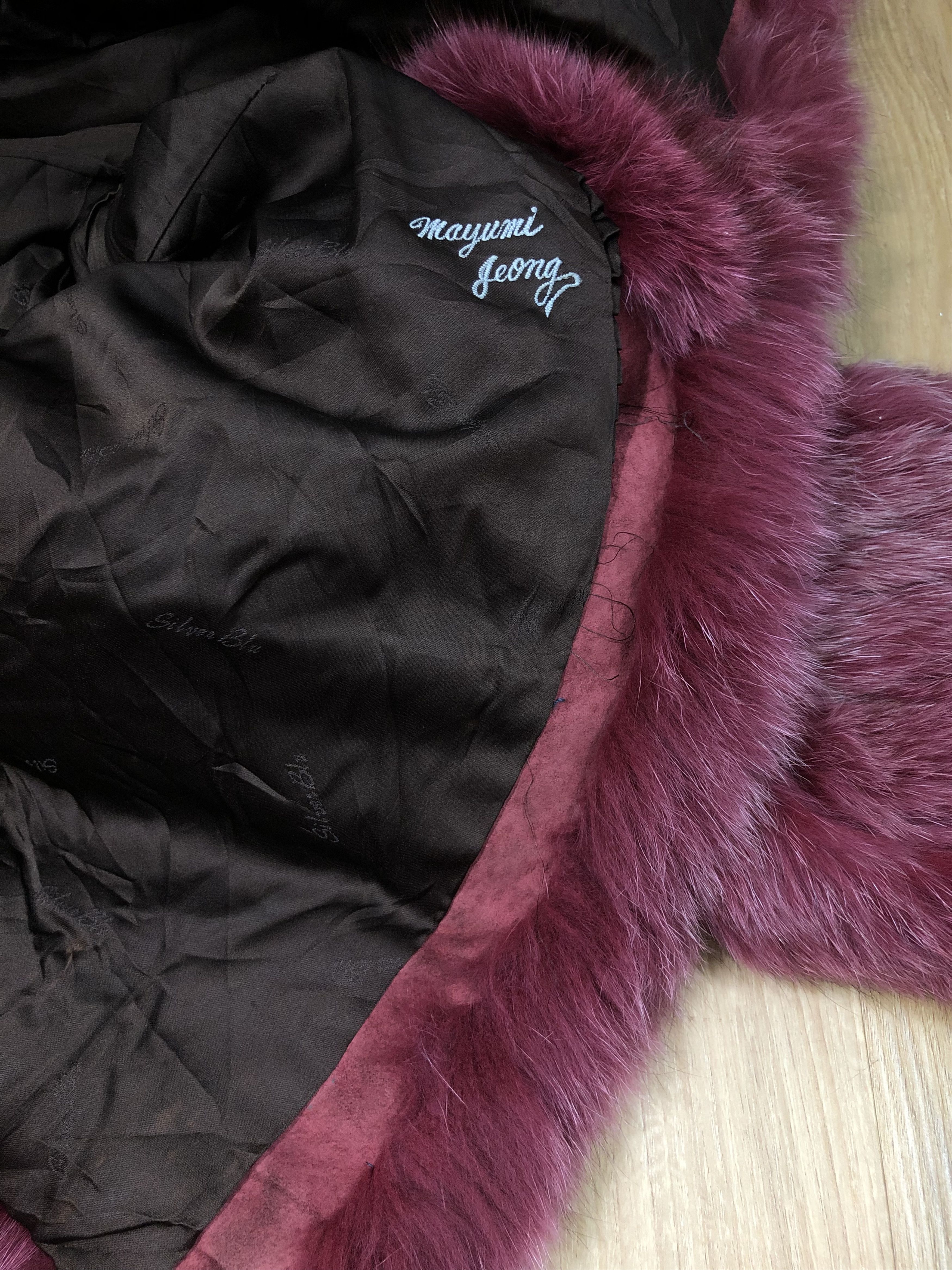 Japanese Brand STUNNING🔥VTG 80’S IEMURA FOX FUR “RED VELVET” WINTER COAT Size S / US 4 / IT 40 - 13 Thumbnail