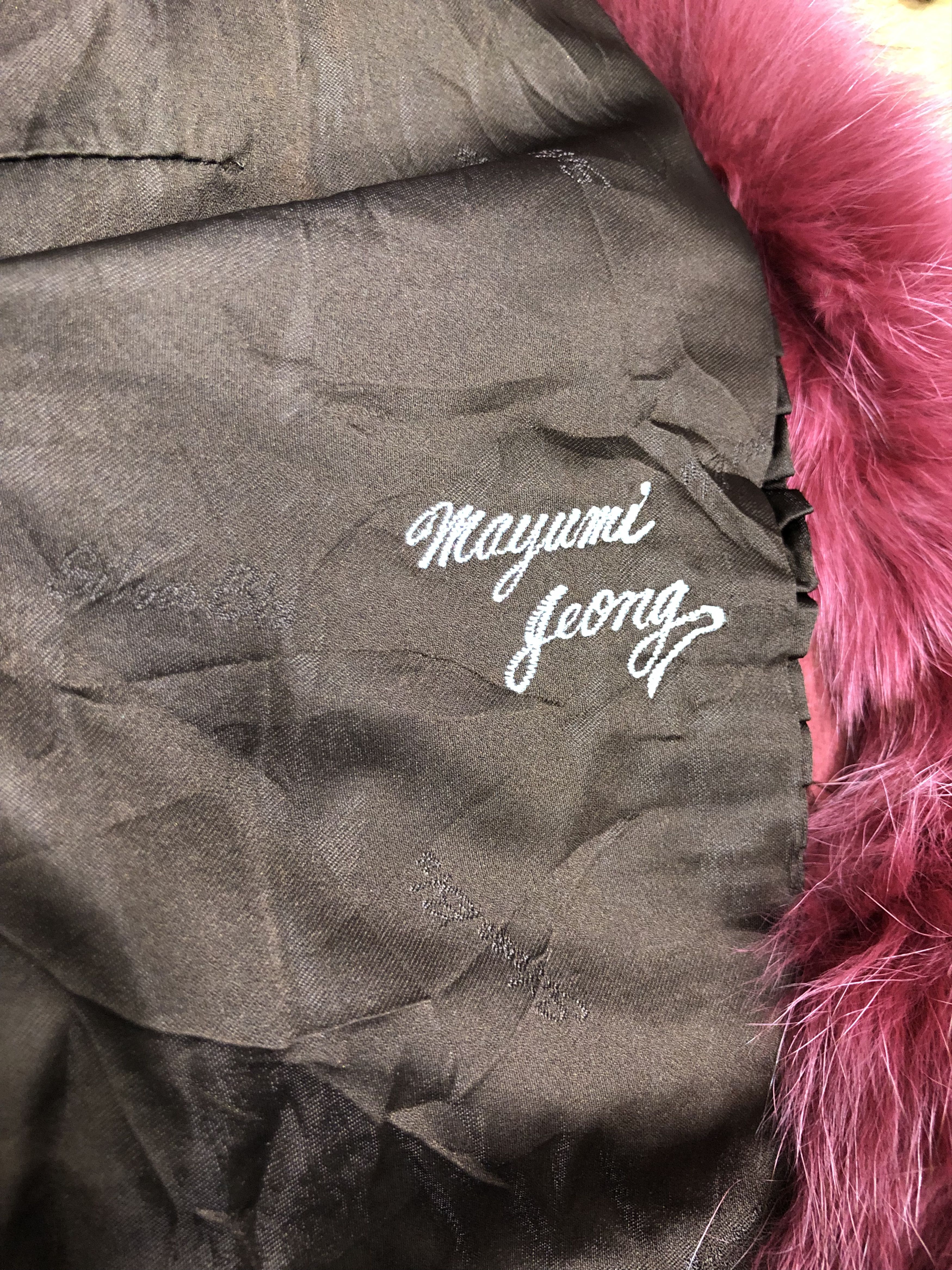 Japanese Brand STUNNING🔥VTG 80’S IEMURA FOX FUR “RED VELVET” WINTER COAT Size S / US 4 / IT 40 - 14 Thumbnail
