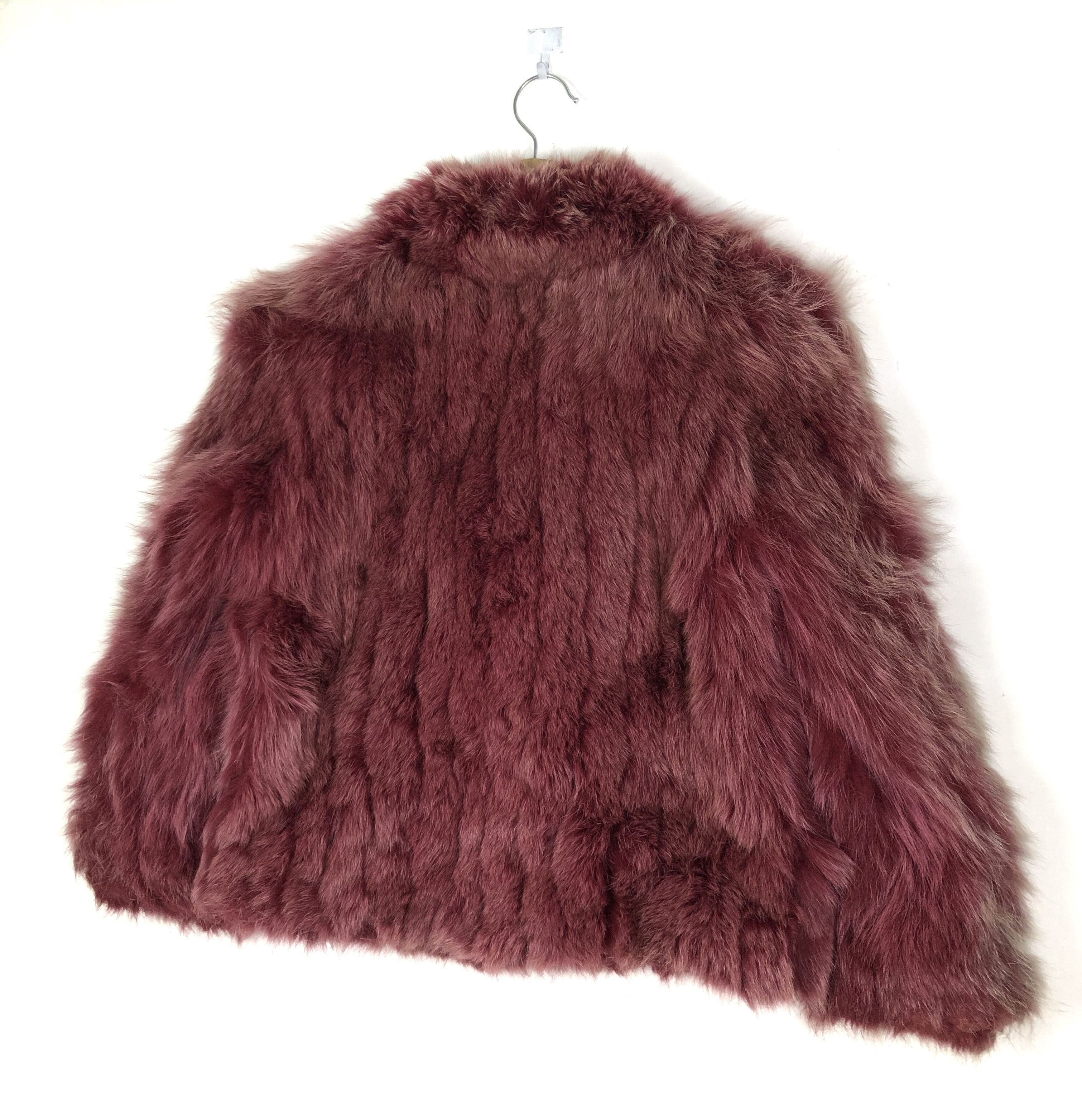 Japanese Brand STUNNING🔥VTG 80’S IEMURA FOX FUR “RED VELVET” WINTER COAT Size S / US 4 / IT 40 - 7 Thumbnail