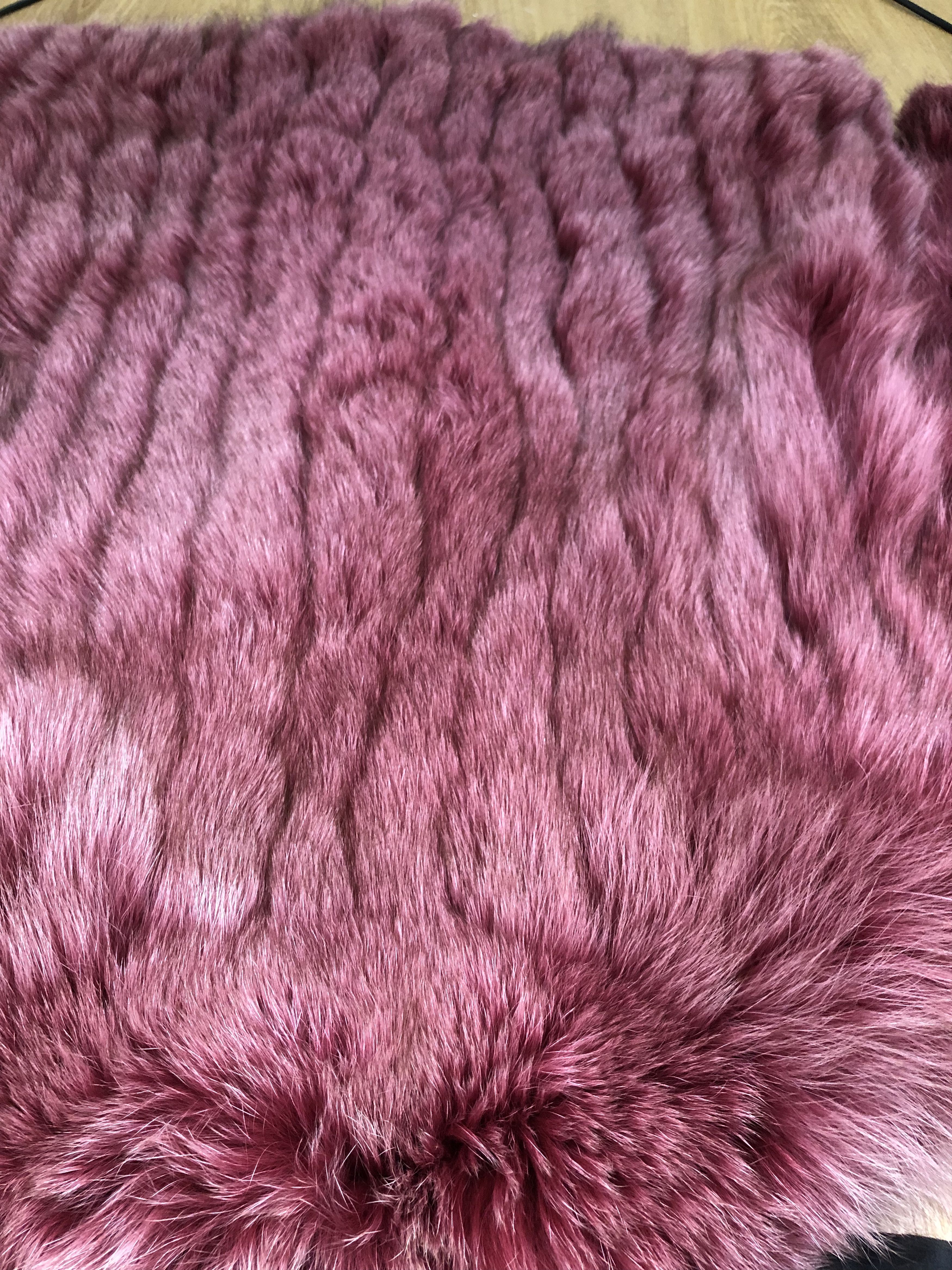 Japanese Brand STUNNING🔥VTG 80’S IEMURA FOX FUR “RED VELVET” WINTER COAT Size S / US 4 / IT 40 - 12 Thumbnail