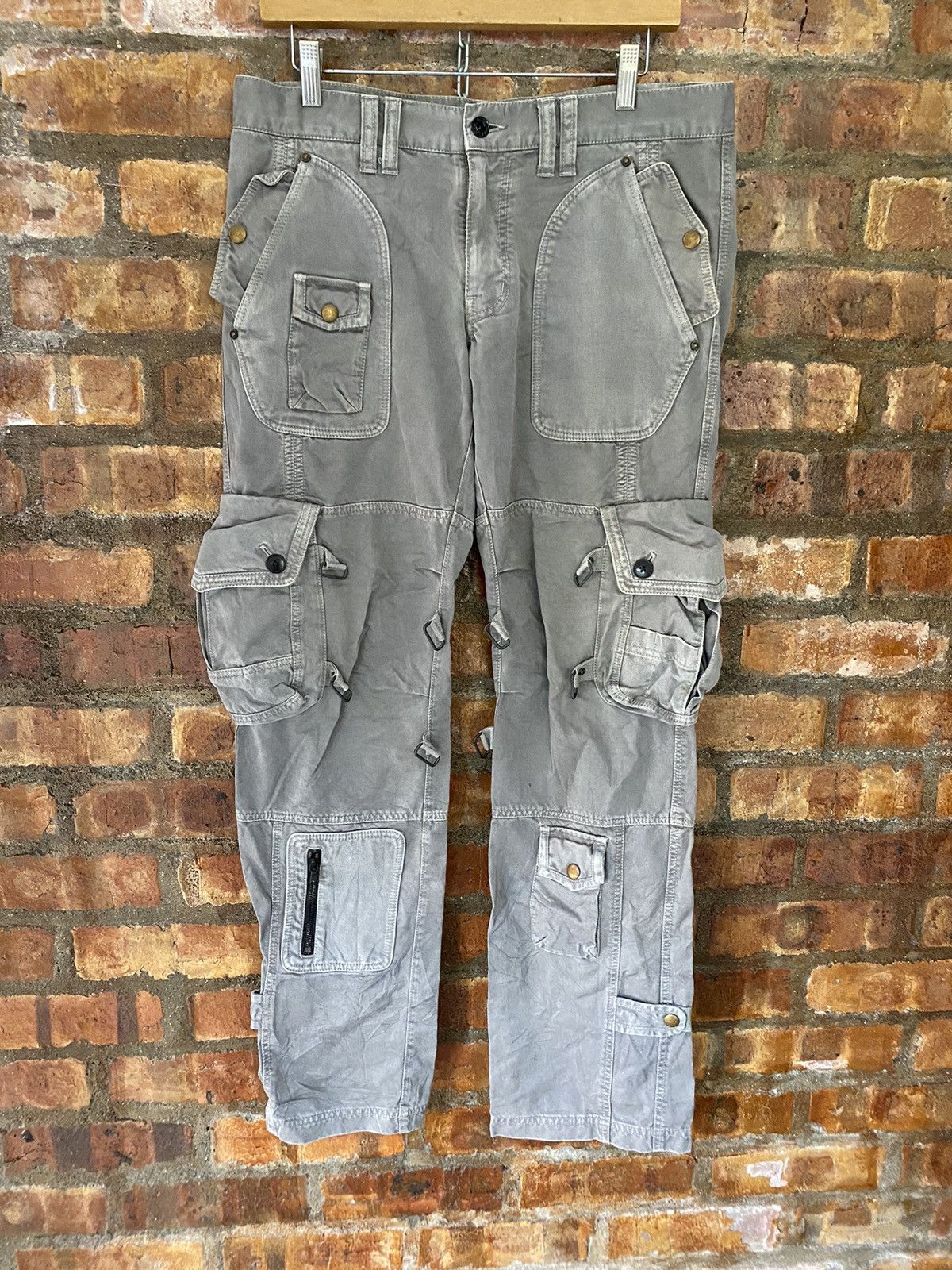 Japanese Brand × Kiminori Morishita 90s HALB by kiminori morishita Bondage parachute cargos Size US 32 / EU 48 - 4 Thumbnail