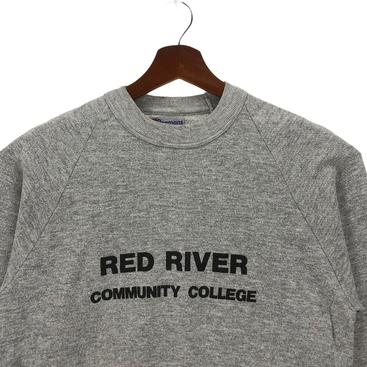 Public School × Vintage Vintage 80s Red River Community College Canada Crewneck Size US M / EU 48-50 / 2 - 2 Thumbnail
