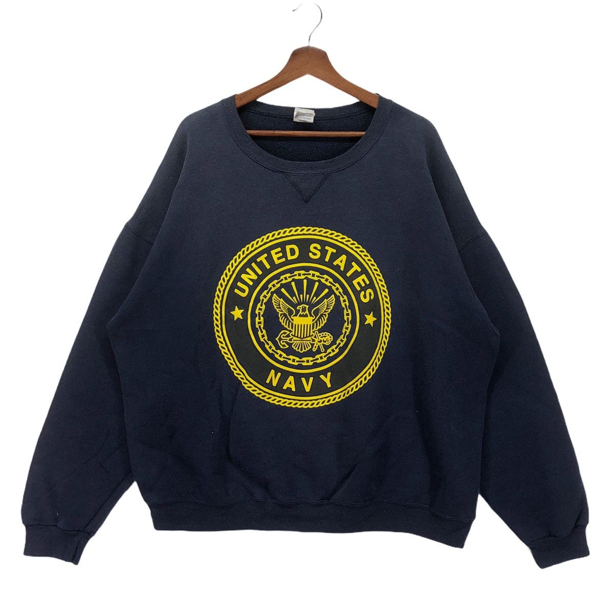 image of USAF x USMC Vintage 90's United States Navy Crewneck, Men's (Size 2XL)
