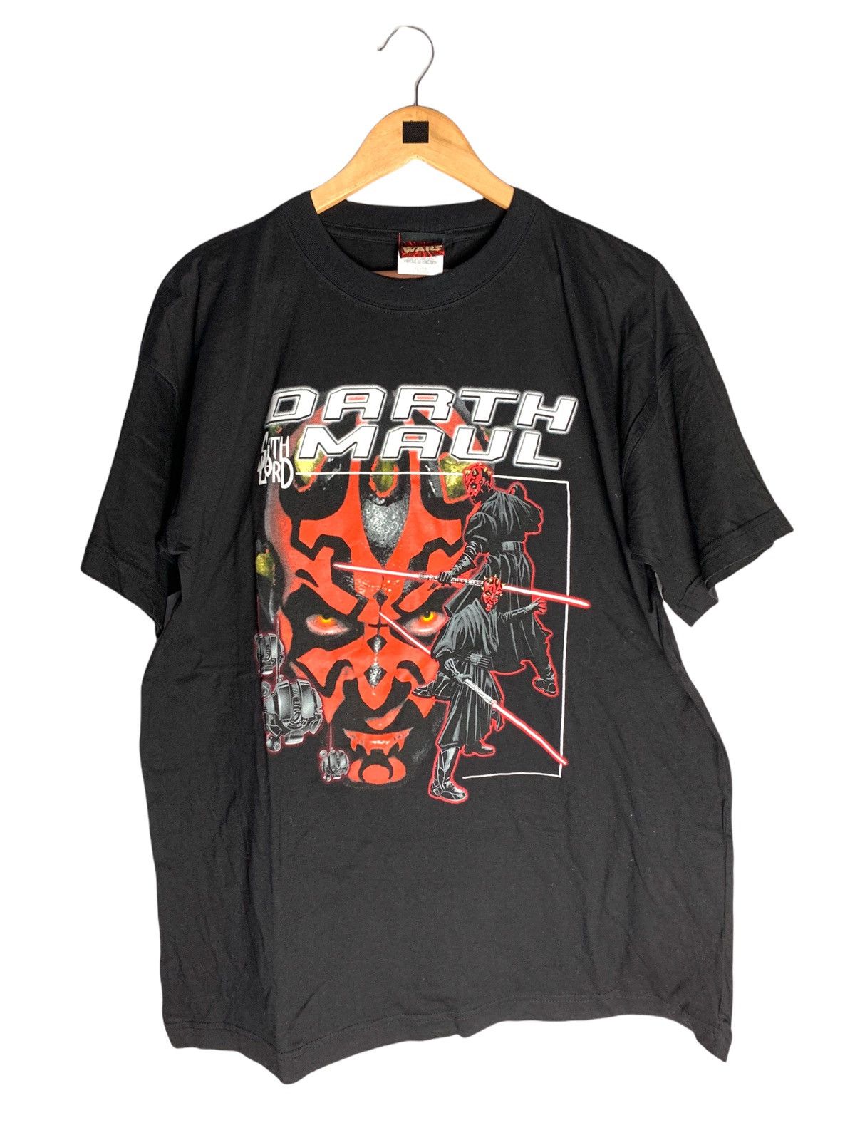 Star Wars × Vintage Vintage Star Wars Episode 1 Darth Maul T-shirt Size US XL / EU 56 / 4 - 1 Thumbnail